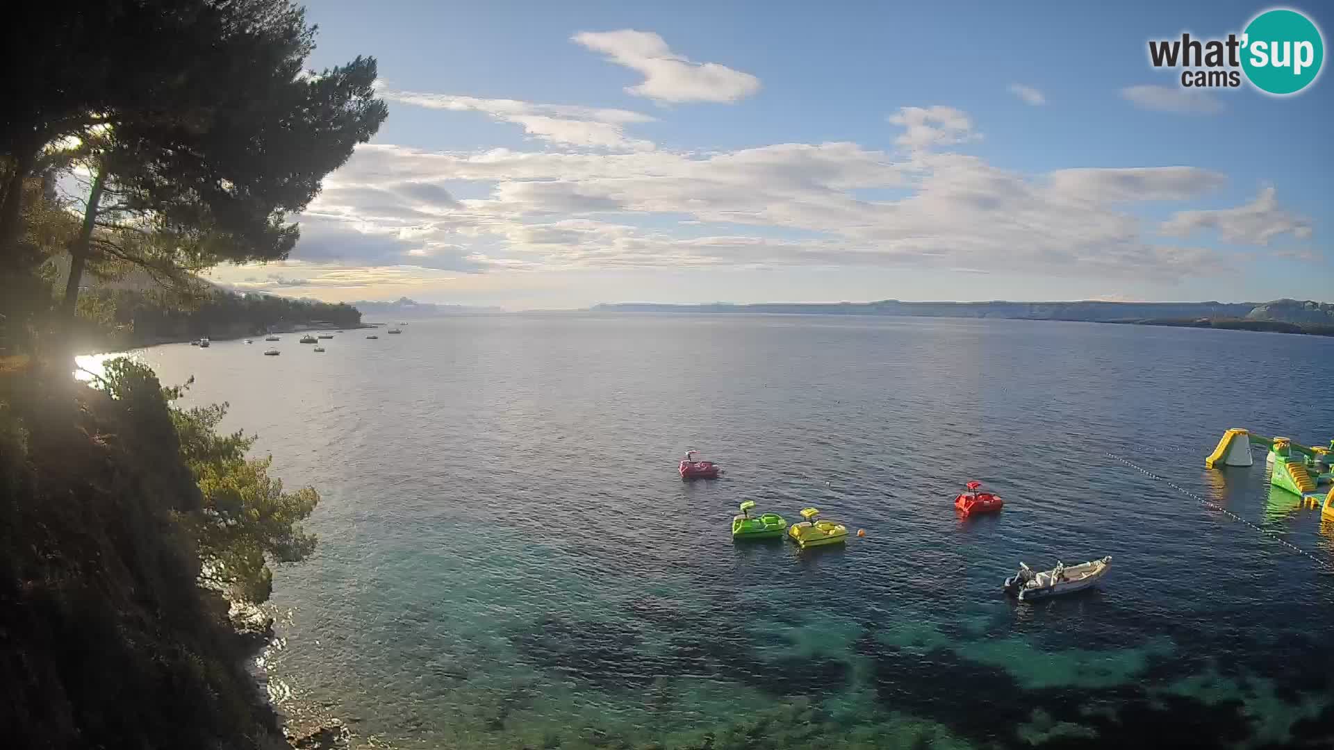 Webcam Strand Potočine Bol – Liveblick auf Borak Beach, Insel Brač