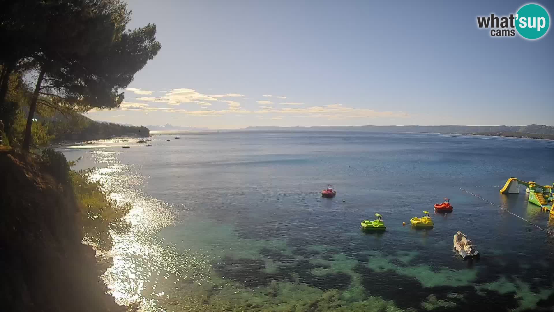 Webcam Potočine Beach Bol – Live View of Borak Beach, Brač Island