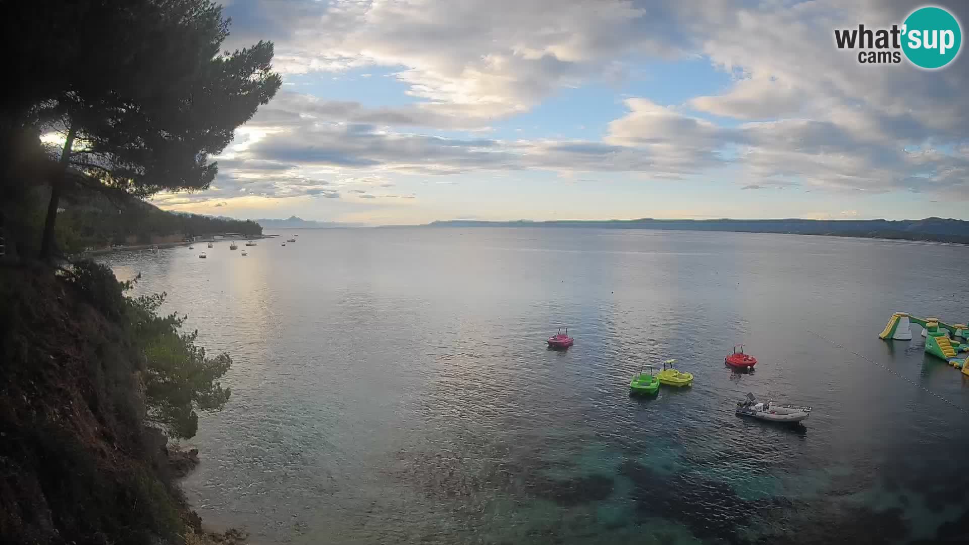 Webcam Potočine Beach Bol – Live View of Borak Beach, Brač Island