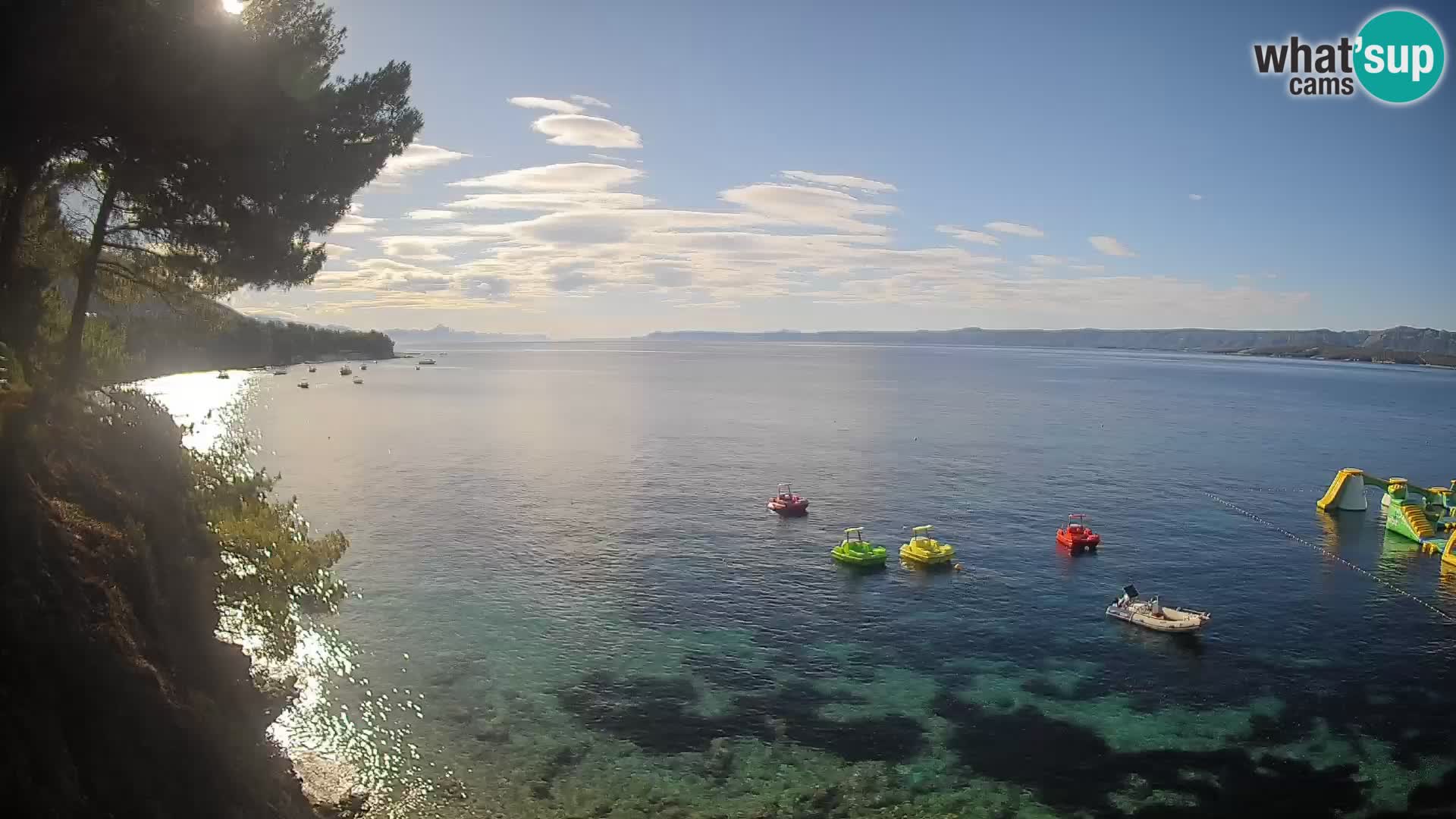 Webcam Potočine Beach Bol – Live View of Borak Beach, Brač Island