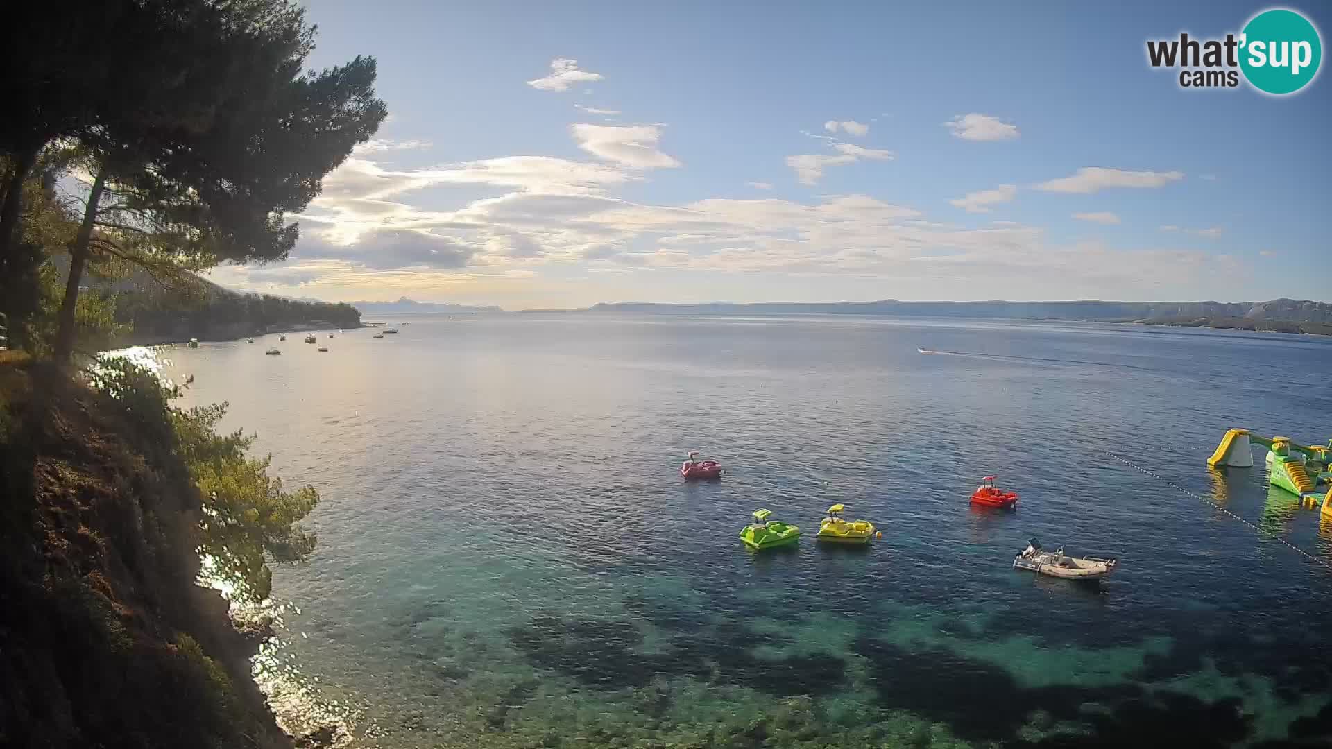 Webcam Strand Potočine Bol – Liveblick auf Borak Beach, Insel Brač