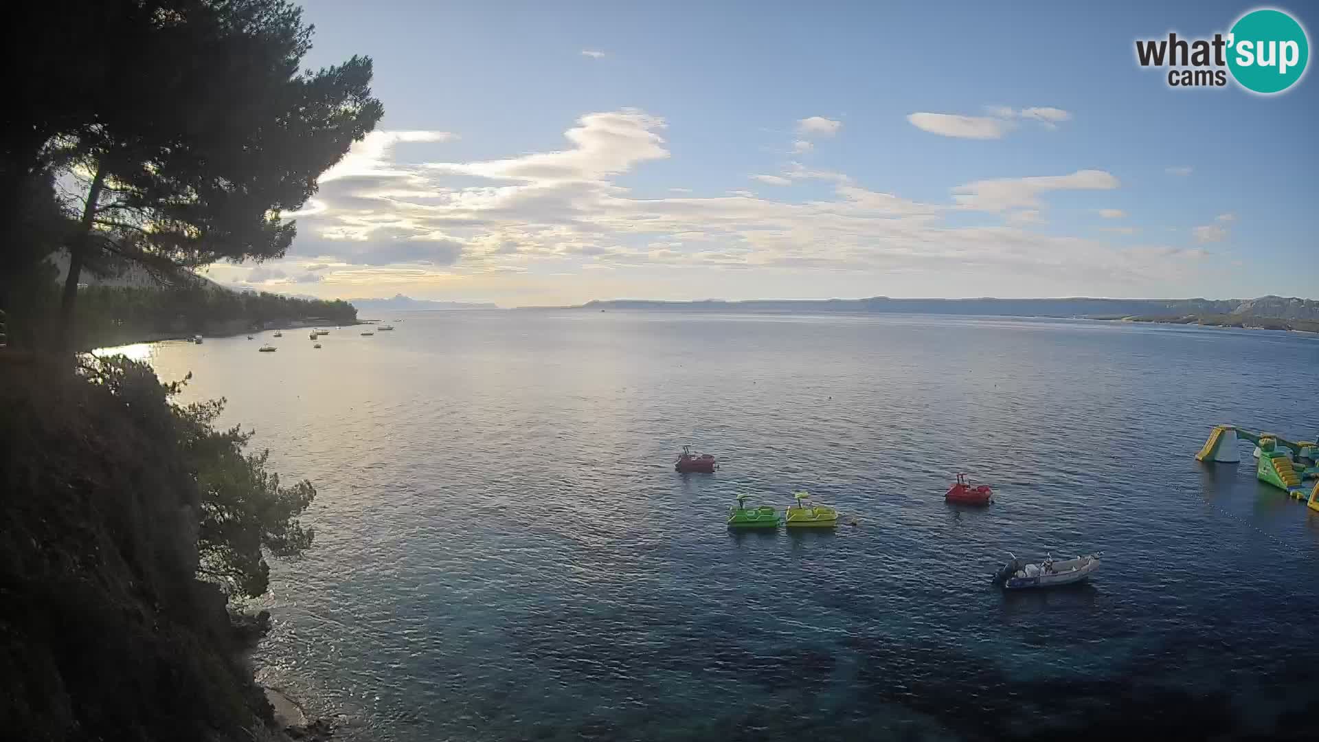 Webcam Strand Potočine Bol – Liveblick auf Borak Beach, Insel Brač
