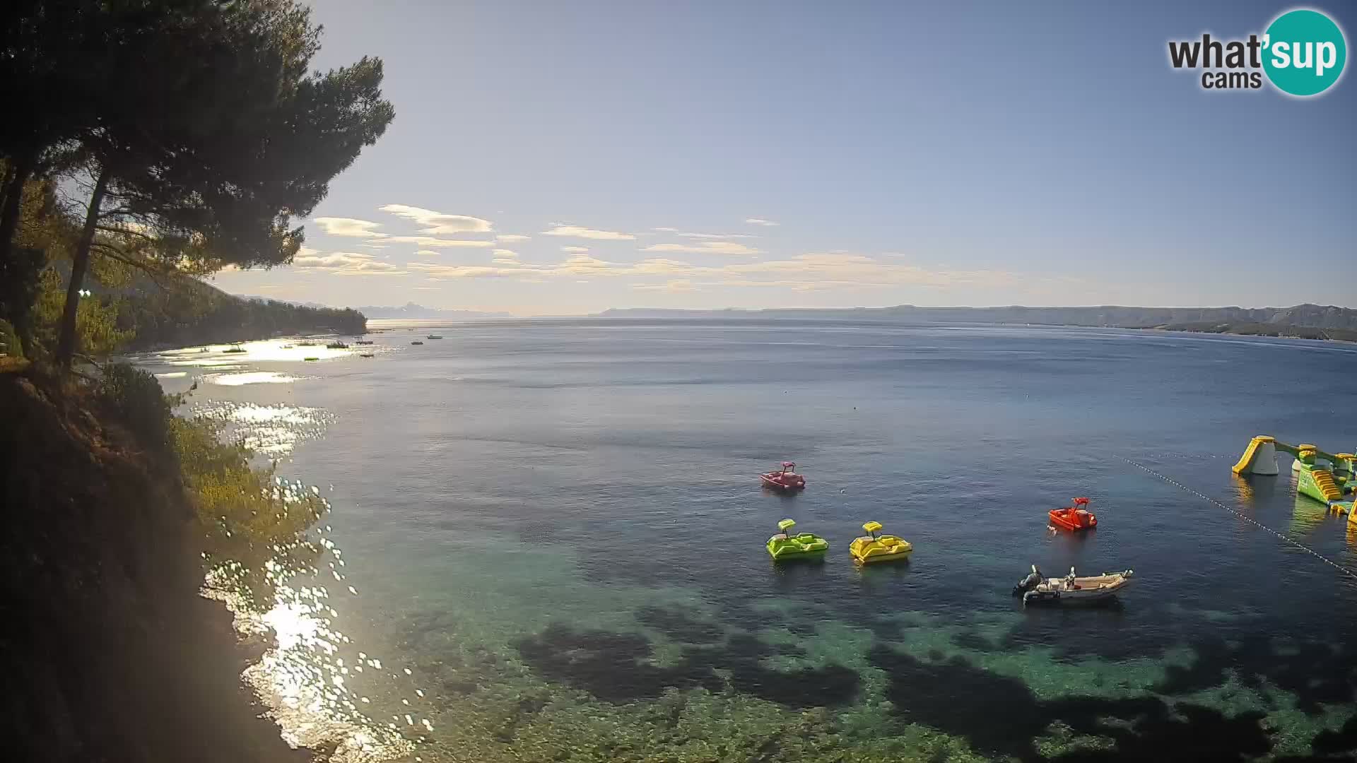 Webcam Potočine Beach Bol – Live View of Borak Beach, Brač Island