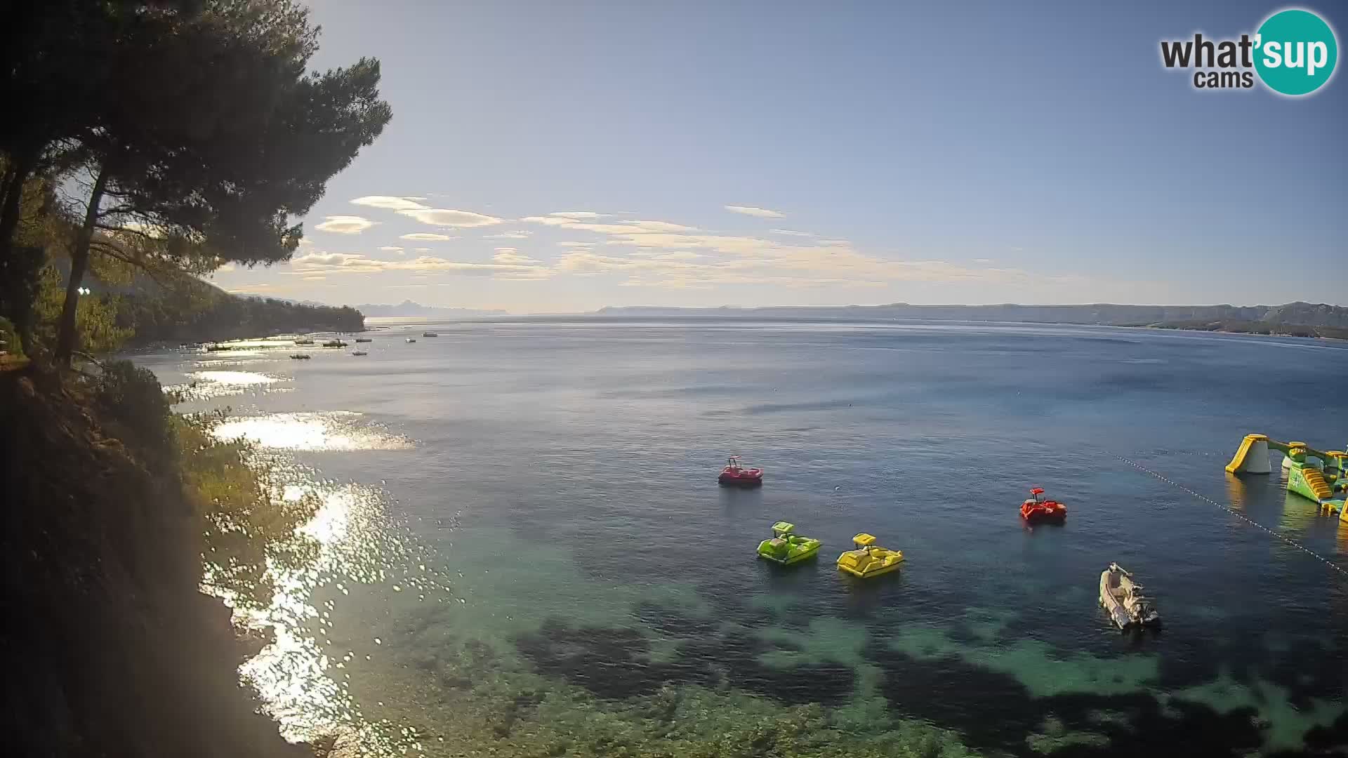 Webcam Playa Potočine Bol – Vista en vivo de Borak Beach, Isla de Brač
