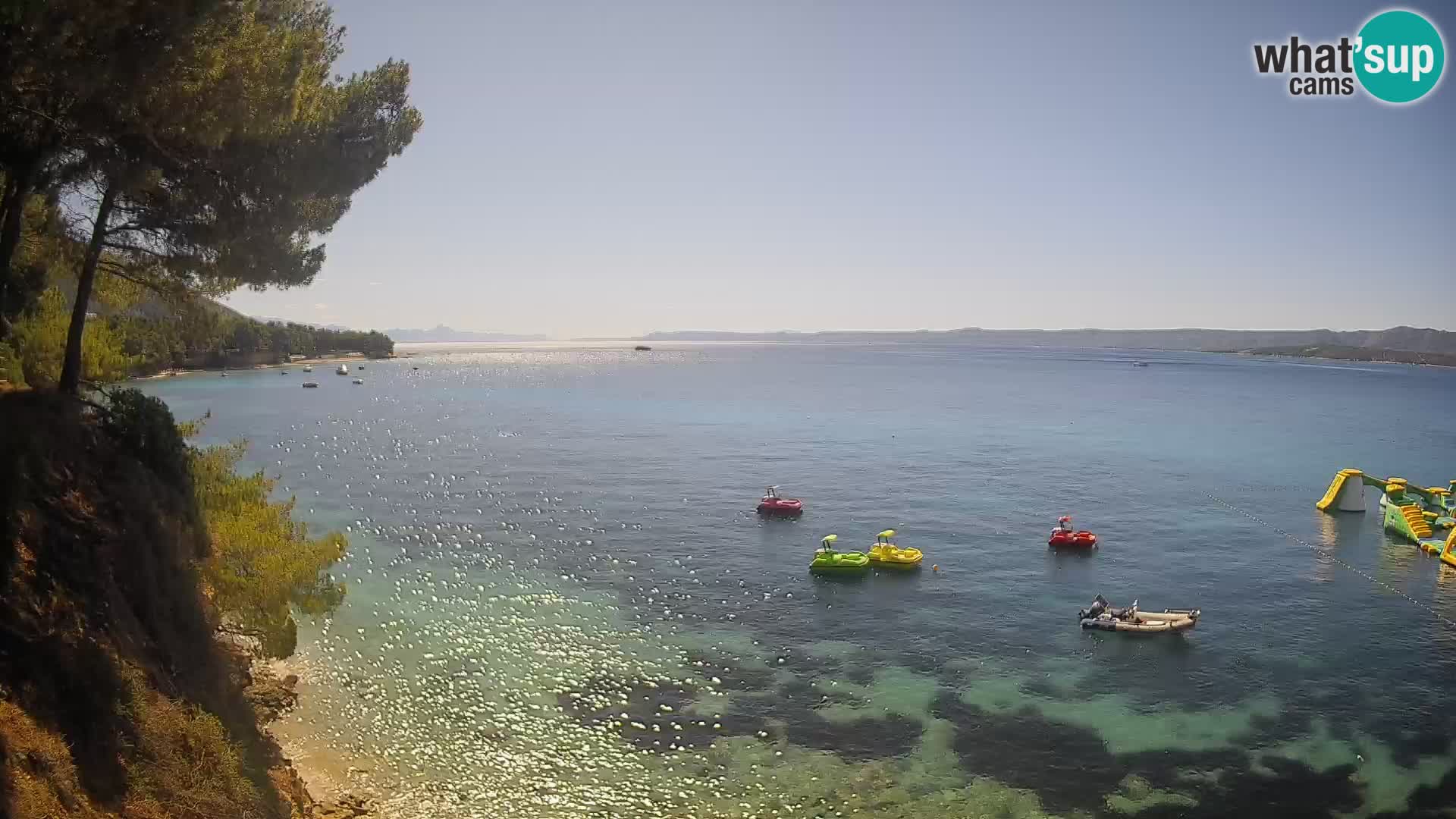 Webcam Potočine Beach Bol – Live View of Borak Beach, Brač Island