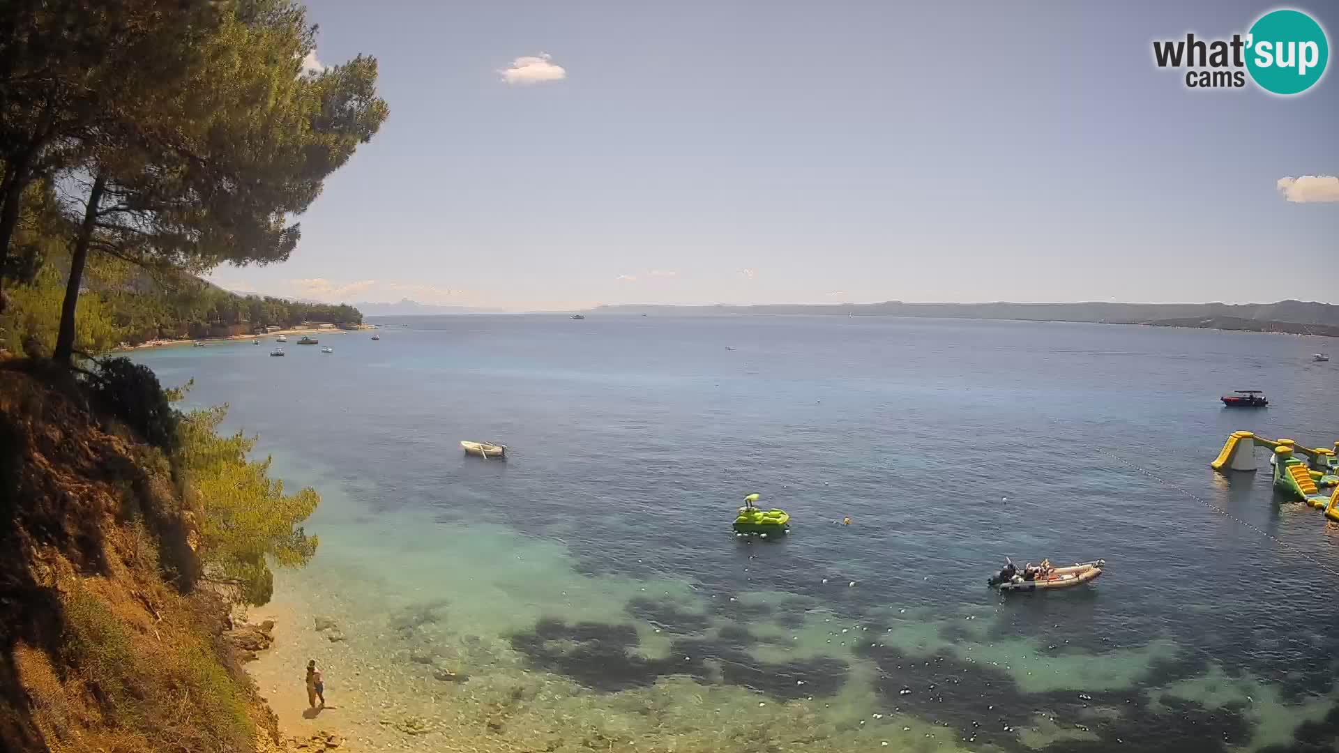 Webcam Potočine Beach Bol – Live View of Borak Beach, Brač Island