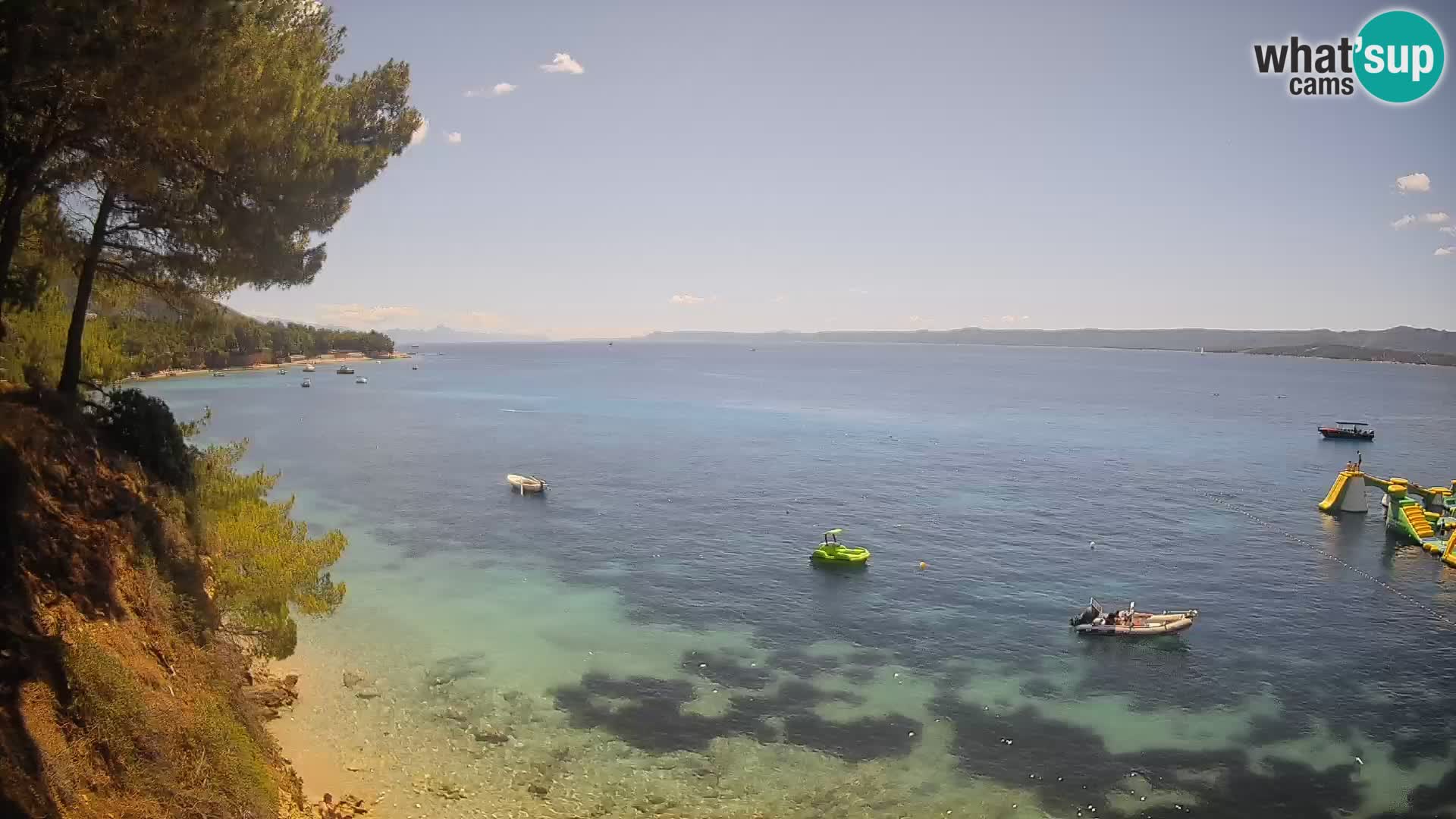 Webcam Playa Potočine Bol – Vista en vivo de Borak Beach, Isla de Brač