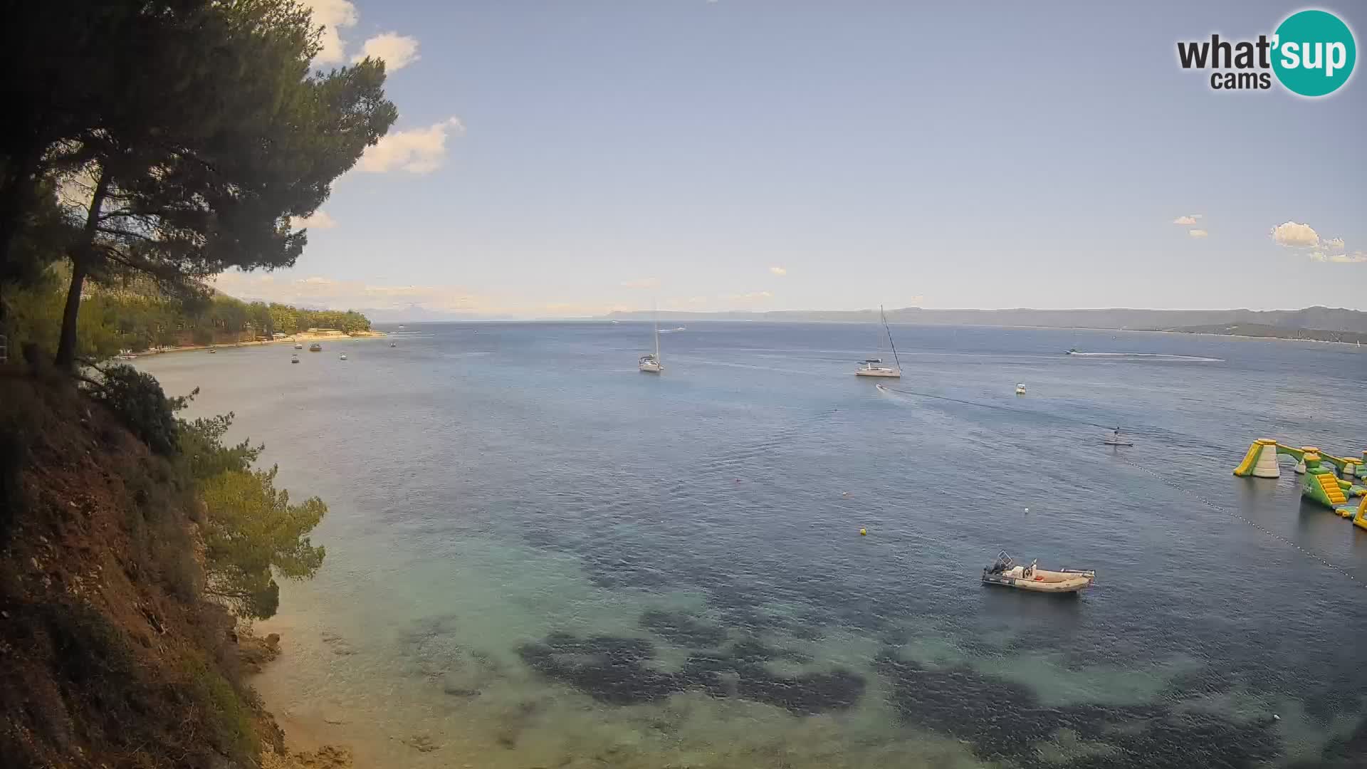 Webcam Playa Potočine Bol – Vista en vivo de Borak Beach, Isla de Brač