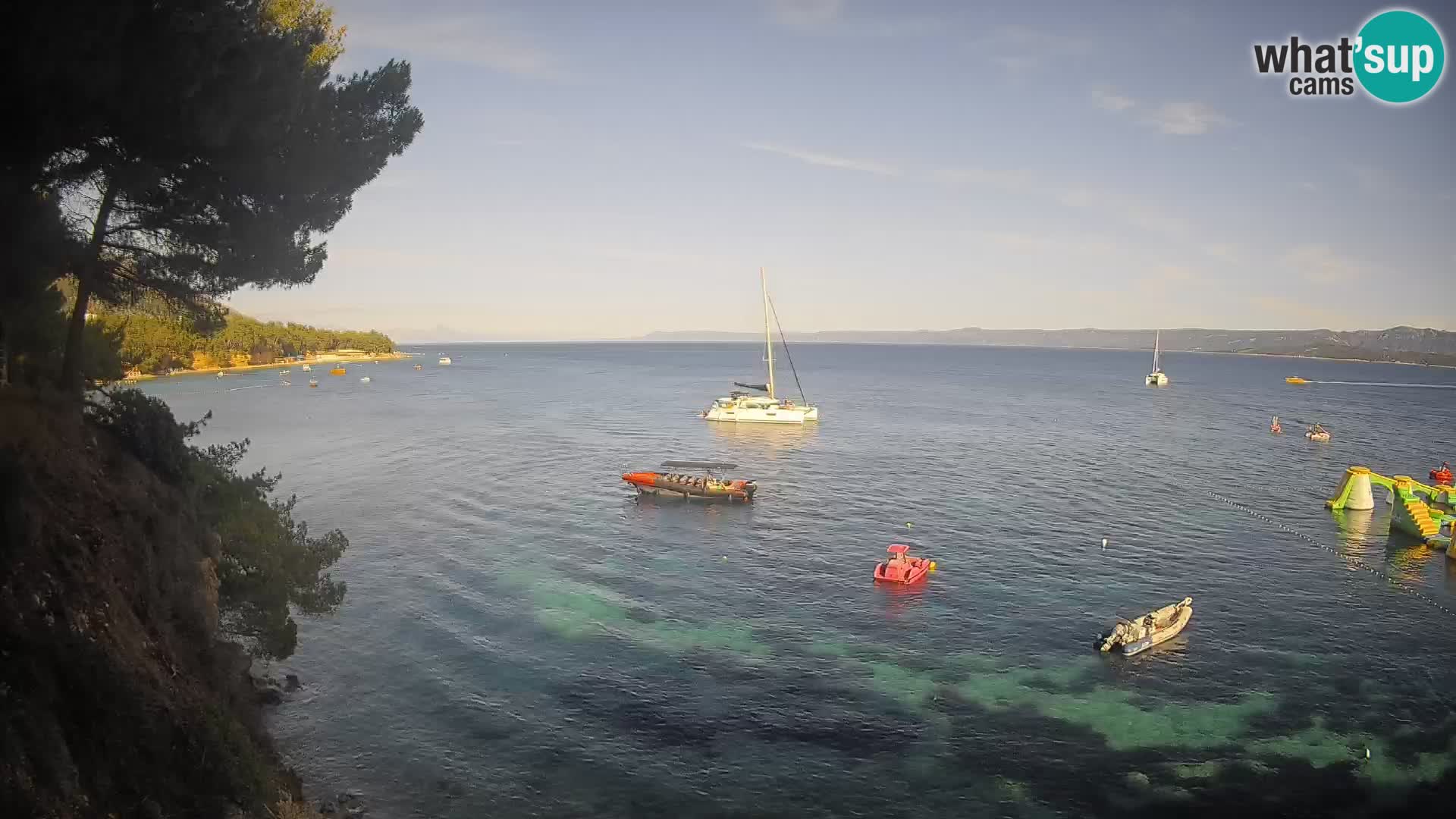 Webcam Potočine Beach Bol – Live View of Borak Beach, Brač Island