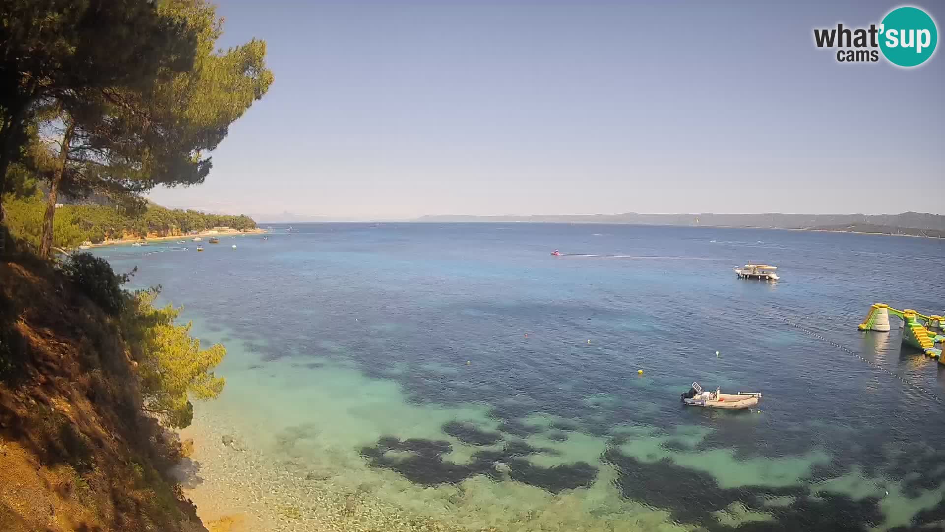 Webcam Potočine Beach Bol – Live View of Borak Beach, Brač Island