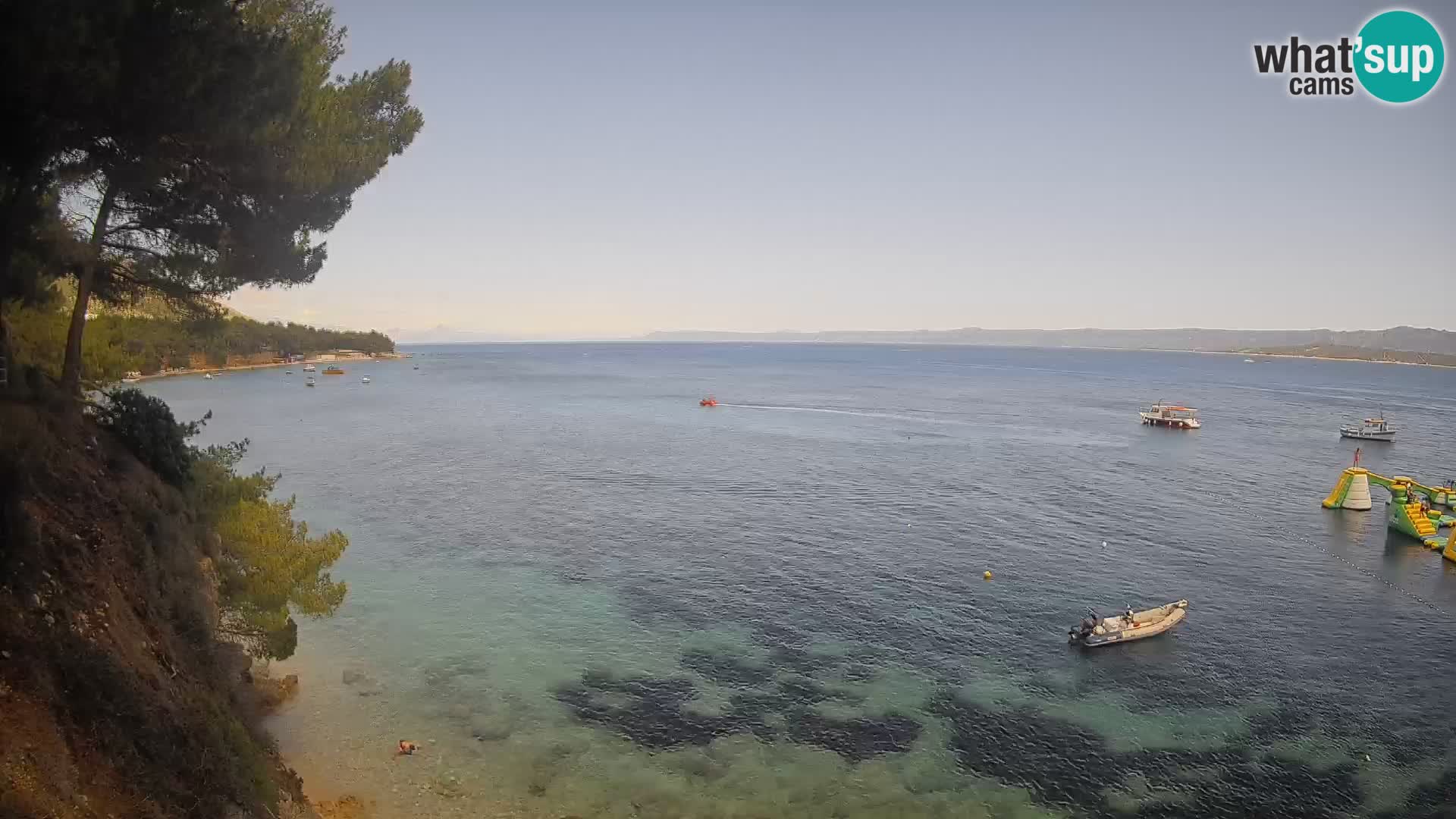 Webcam Strand Potočine Bol – Liveblick auf Borak Beach, Insel Brač