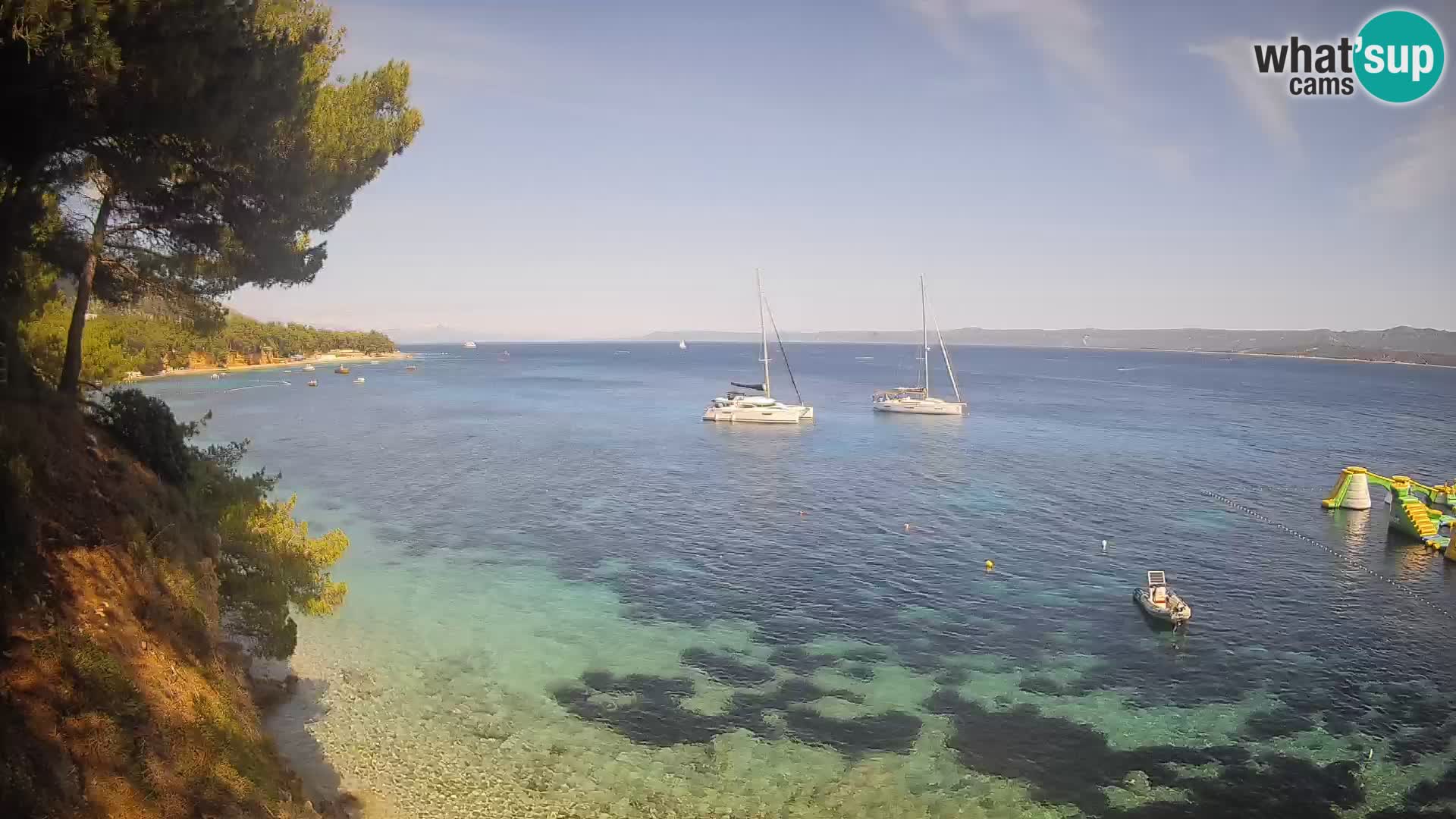 Webcam Strand Potočine Bol – Liveblick auf Borak Beach, Insel Brač