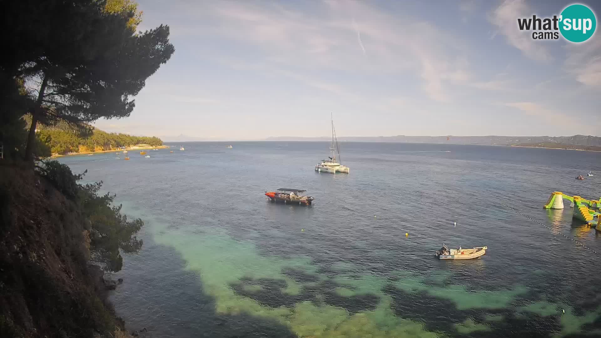 Webcam Potočine Beach Bol – Live View of Borak Beach, Brač Island