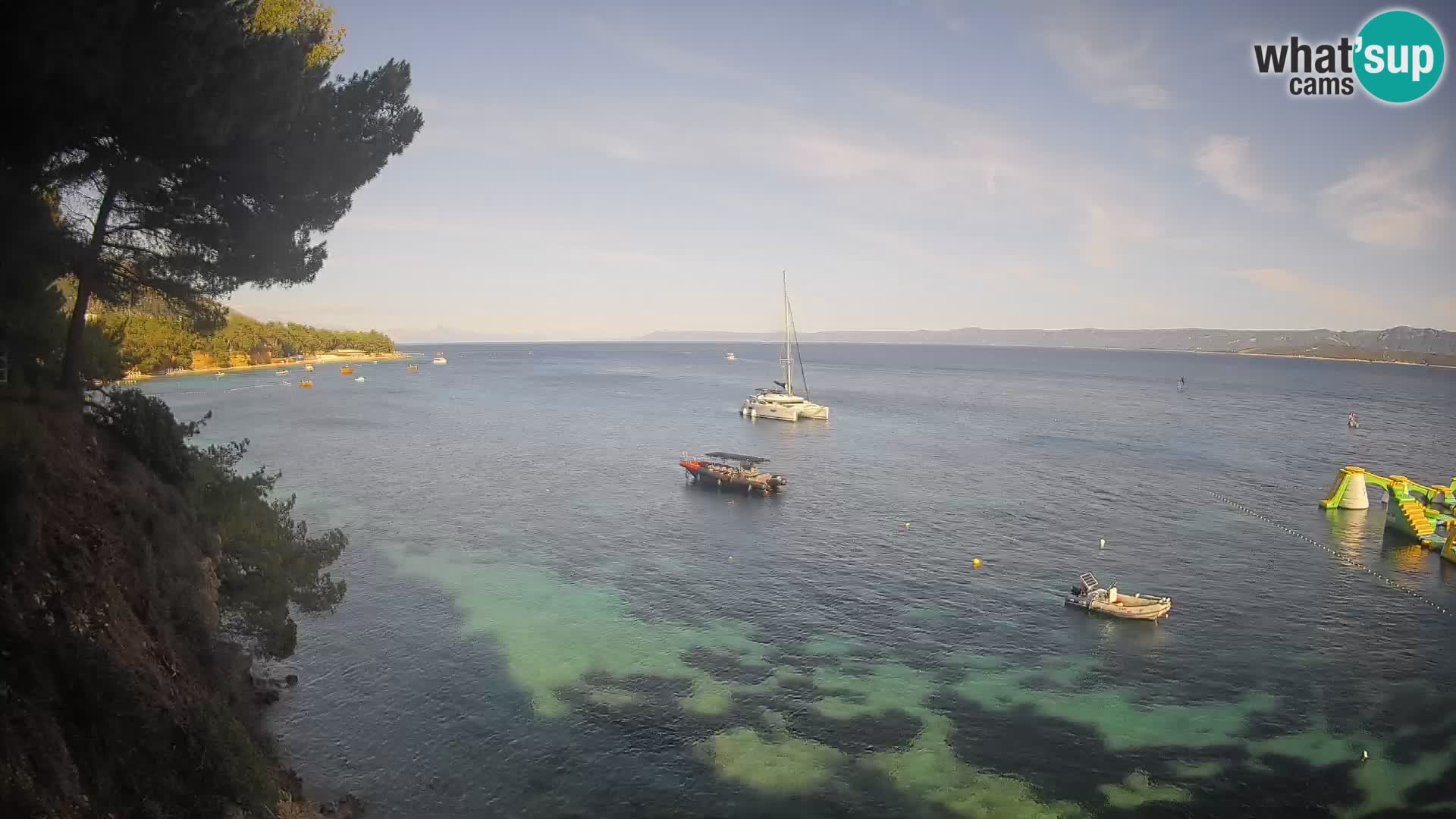 Webcam Strand Potočine Bol – Liveblick auf Borak Beach, Insel Brač