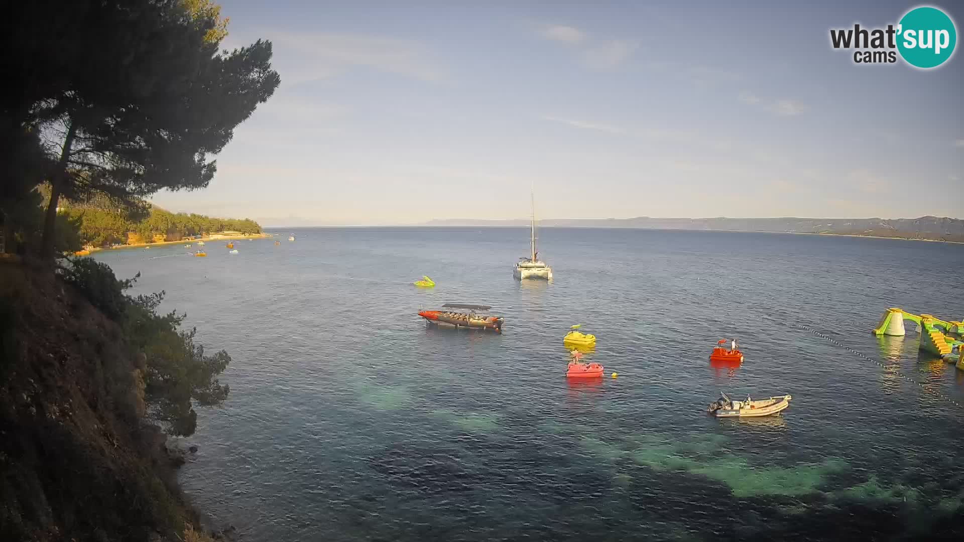 Webcam Potočine Beach Bol – Live View of Borak Beach, Brač Island