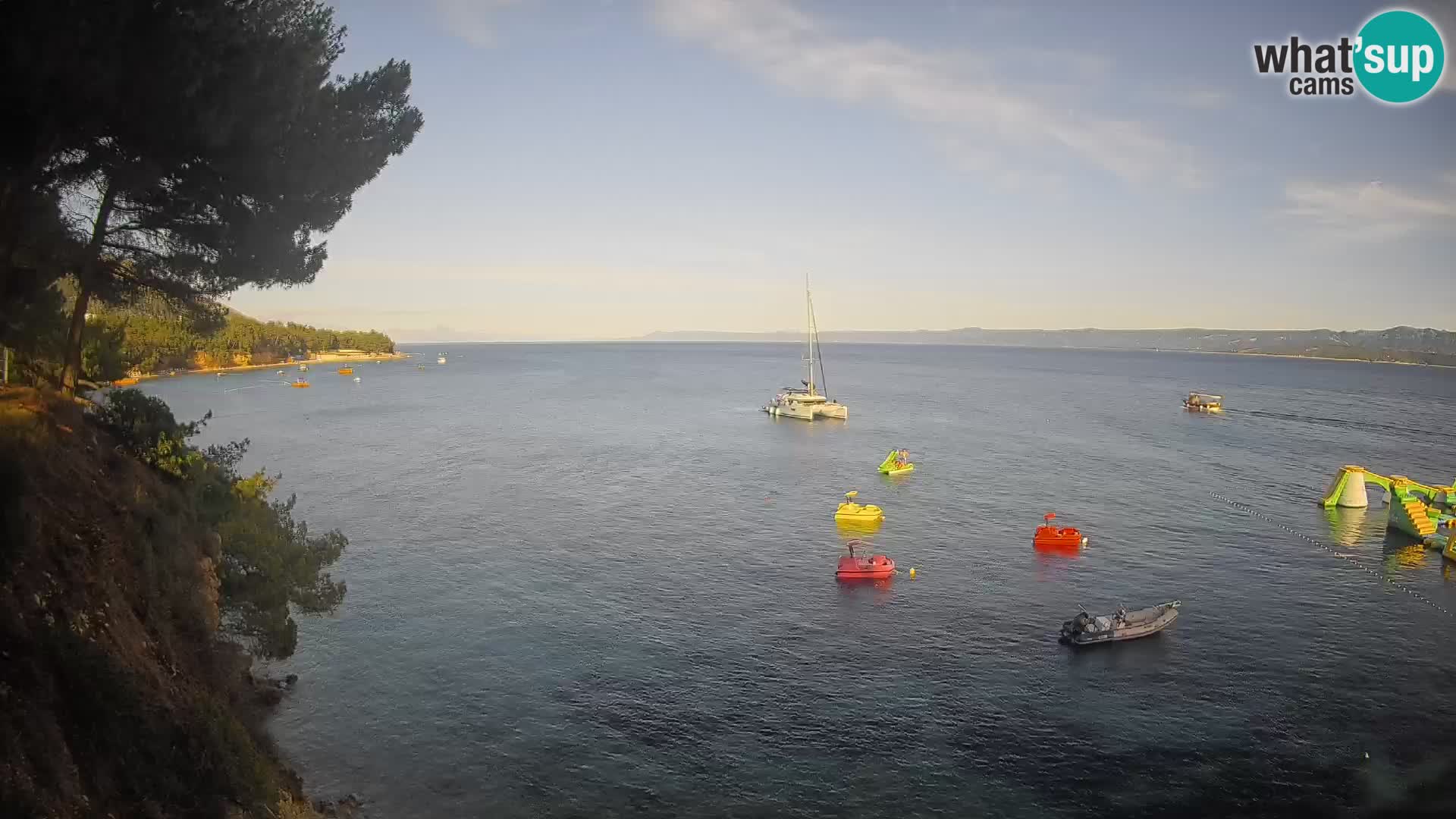 Webcam Strand Potočine Bol – Liveblick auf Borak Beach, Insel Brač