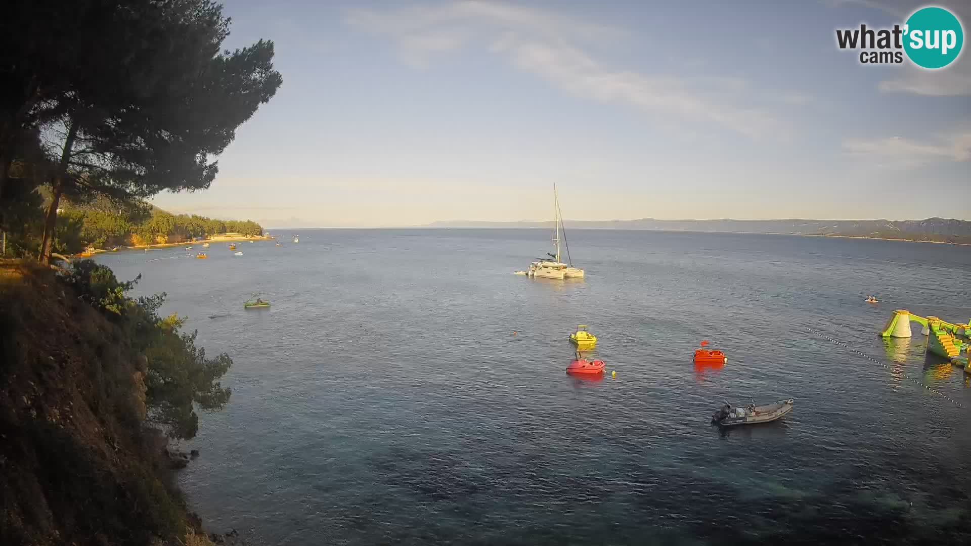 Webcam Potočine Beach Bol – Live View of Borak Beach, Brač Island