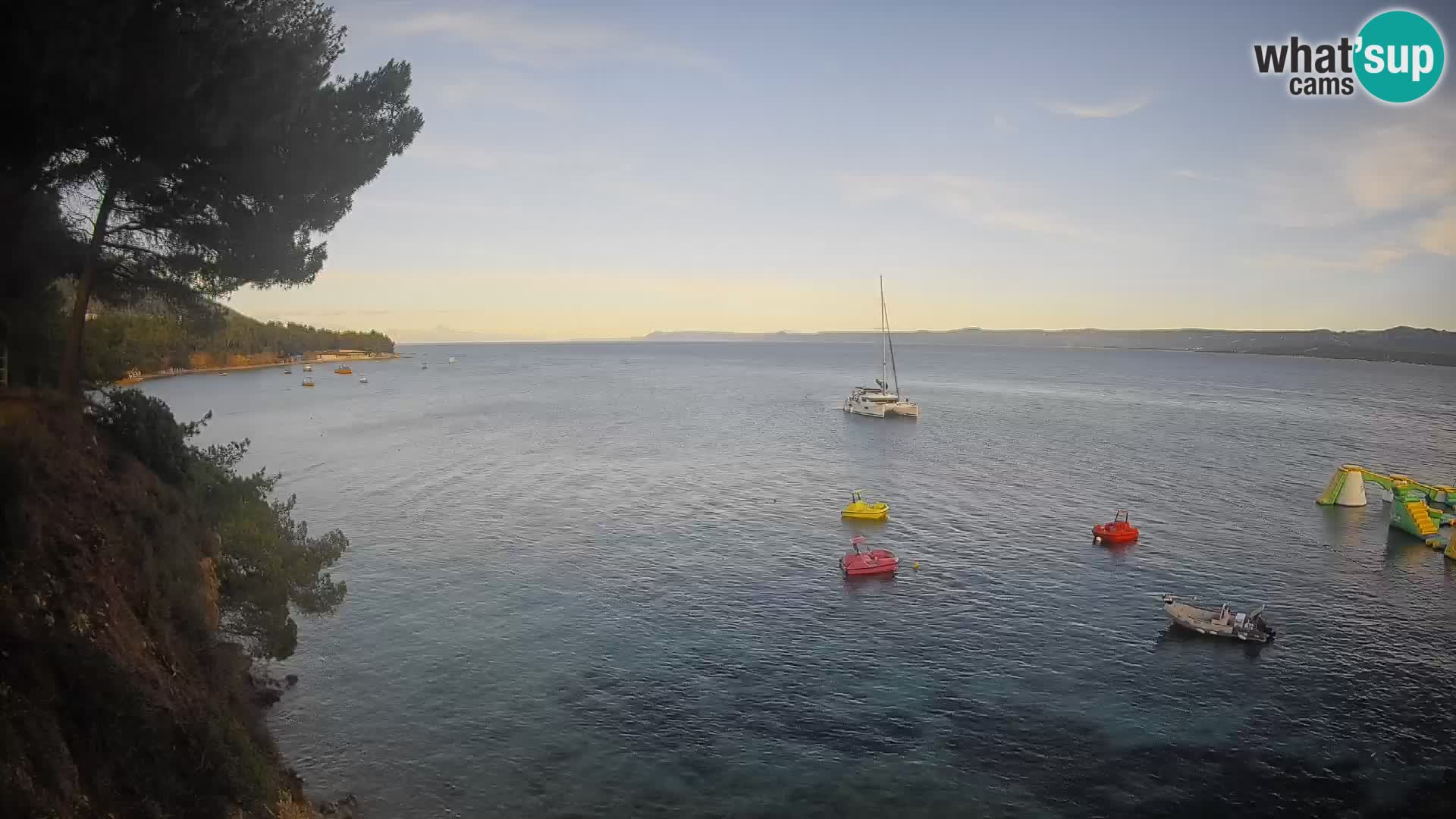 Webcam Strand Potočine Bol – Liveblick auf Borak Beach, Insel Brač