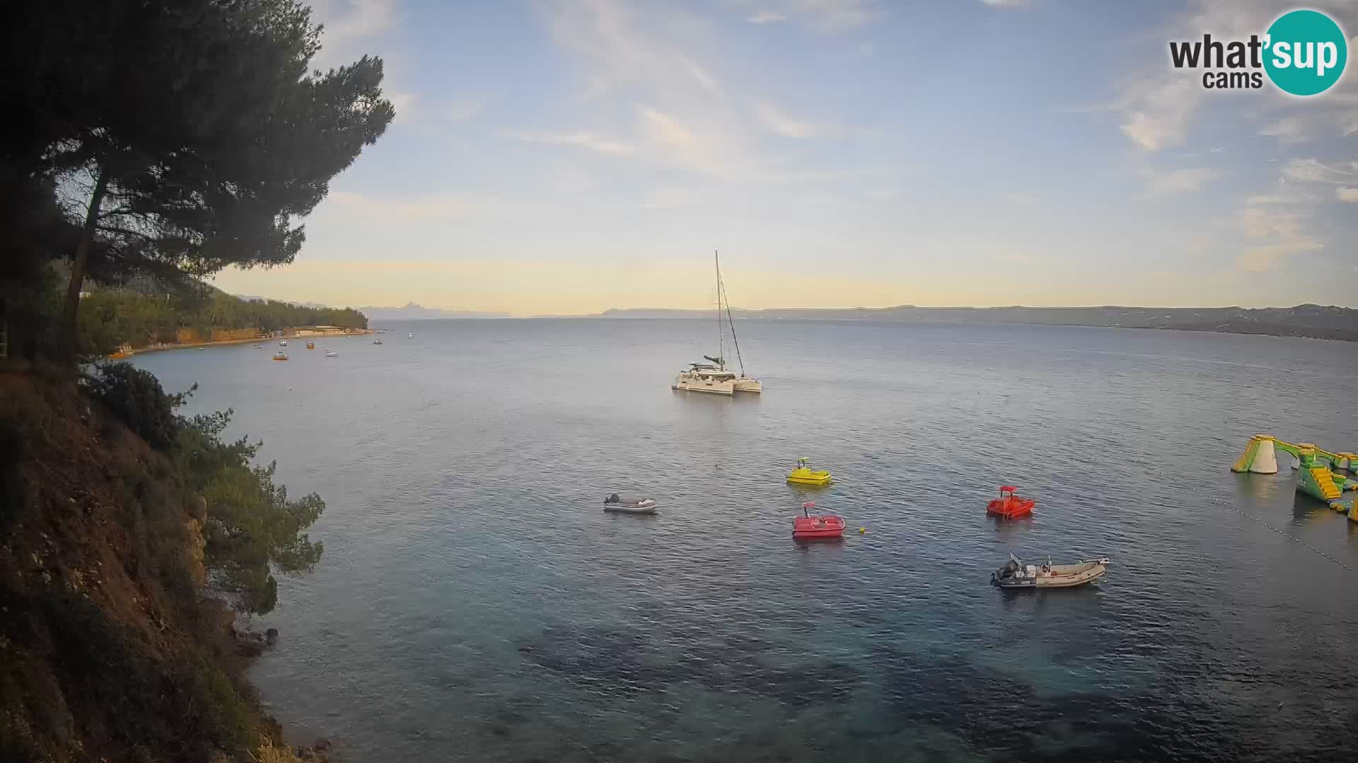 Webcam Potočine Beach Bol – Live View of Borak Beach, Brač Island