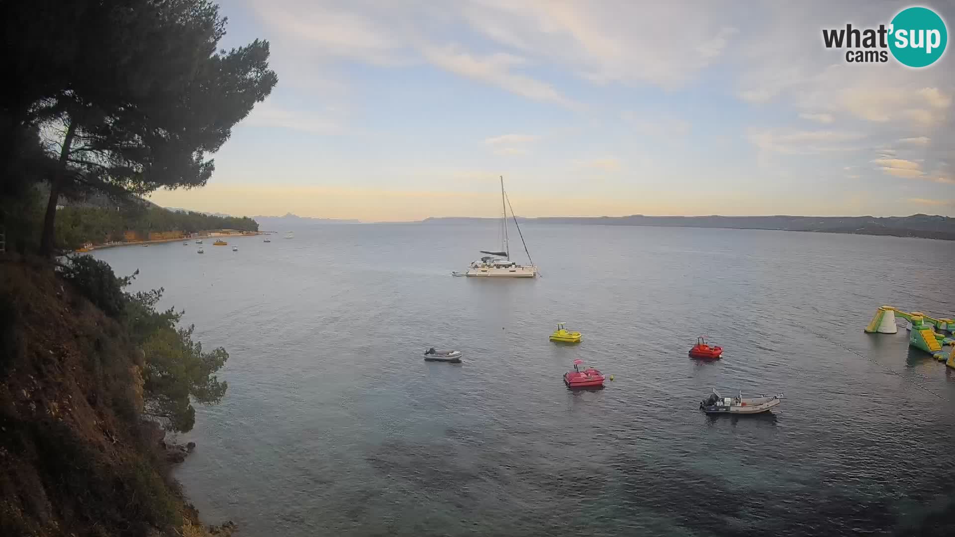 Webcam Playa Potočine Bol – Vista en vivo de Borak Beach, Isla de Brač