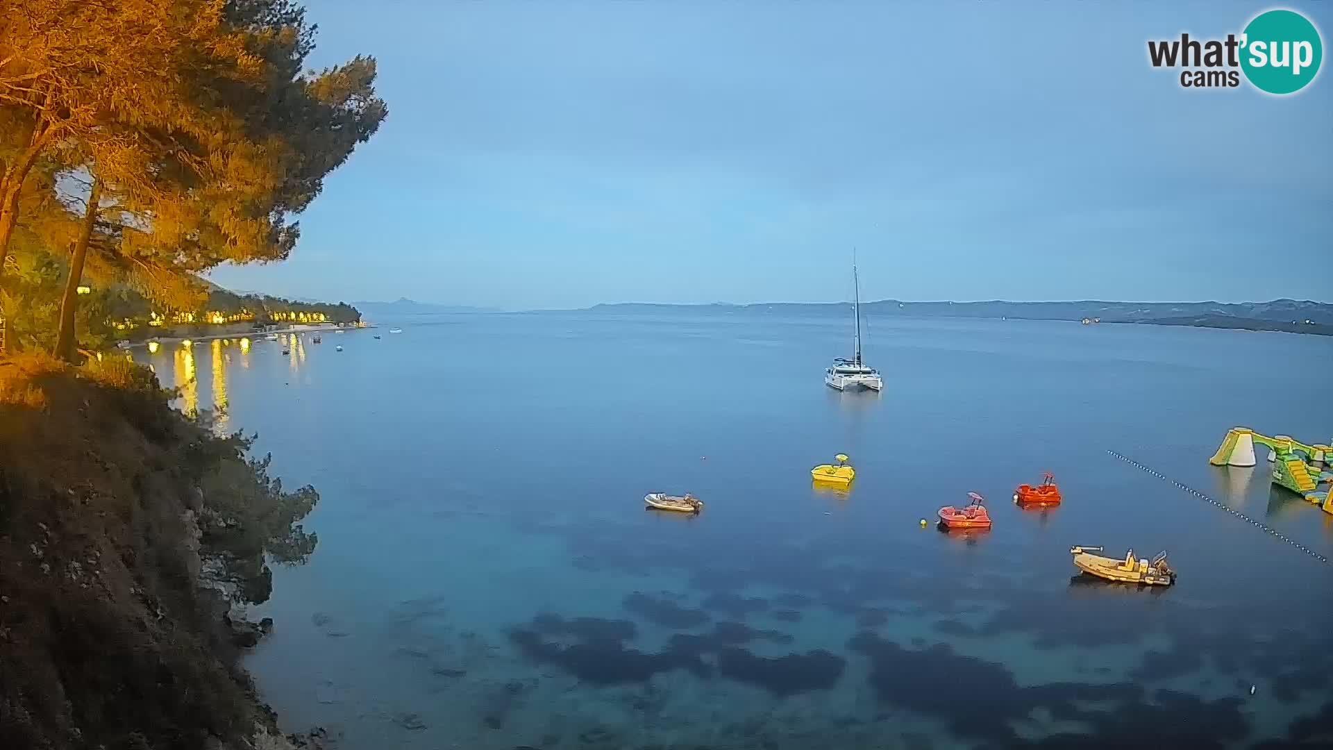 Webcam Potočine Beach Bol – Live View of Borak Beach, Brač Island