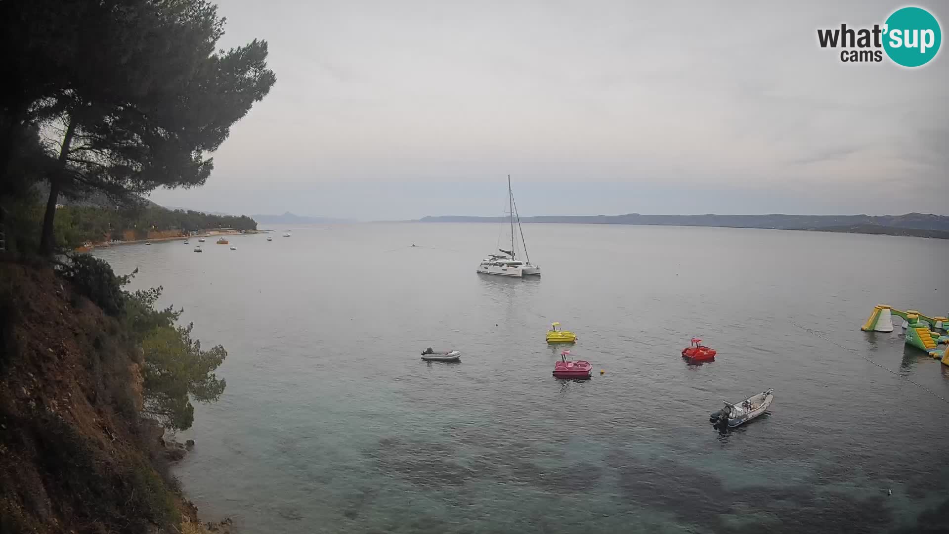 Webcam Strand Potočine Bol – Liveblick auf Borak Beach, Insel Brač
