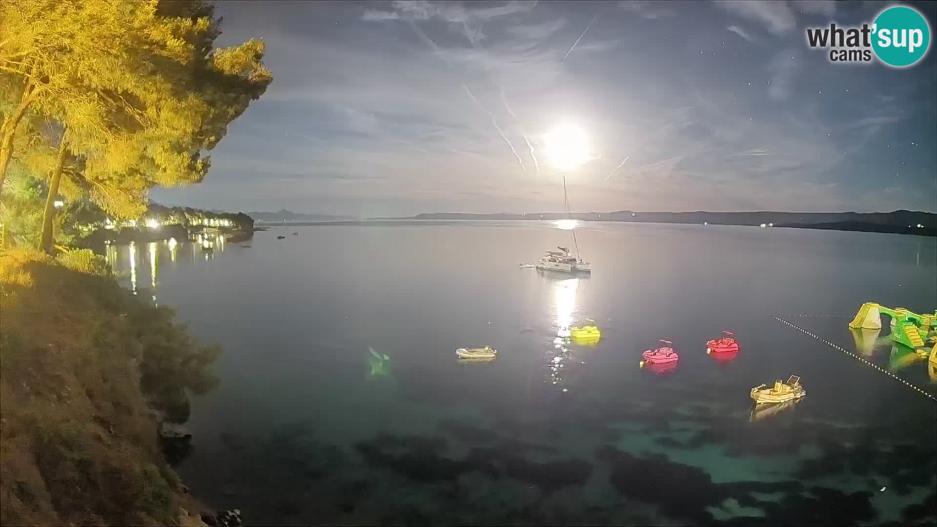 Webcam Potočine Beach Bol – Live View of Borak Beach, Brač Island