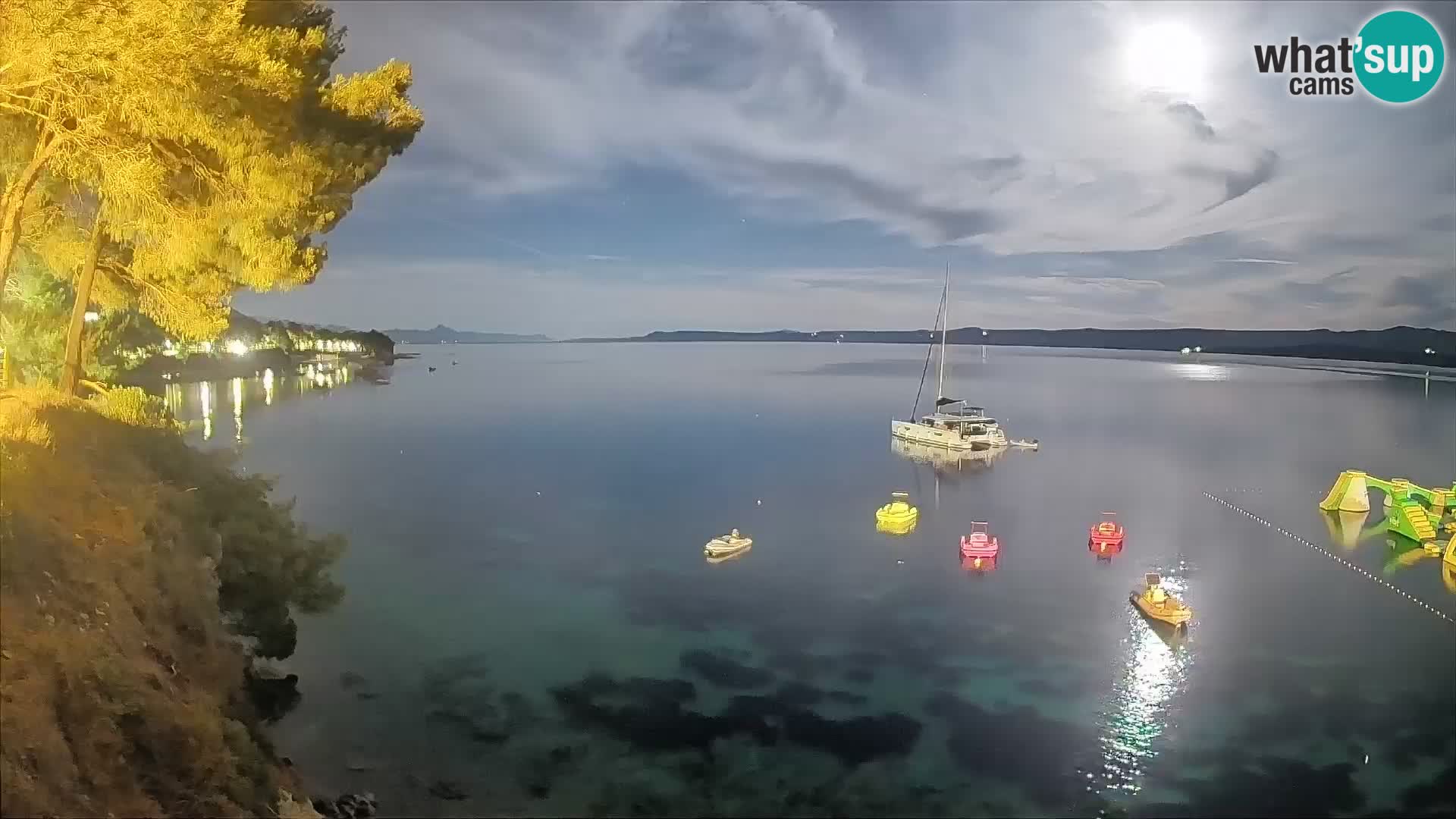 Webcam Potočine Beach Bol – Live View of Borak Beach, Brač Island