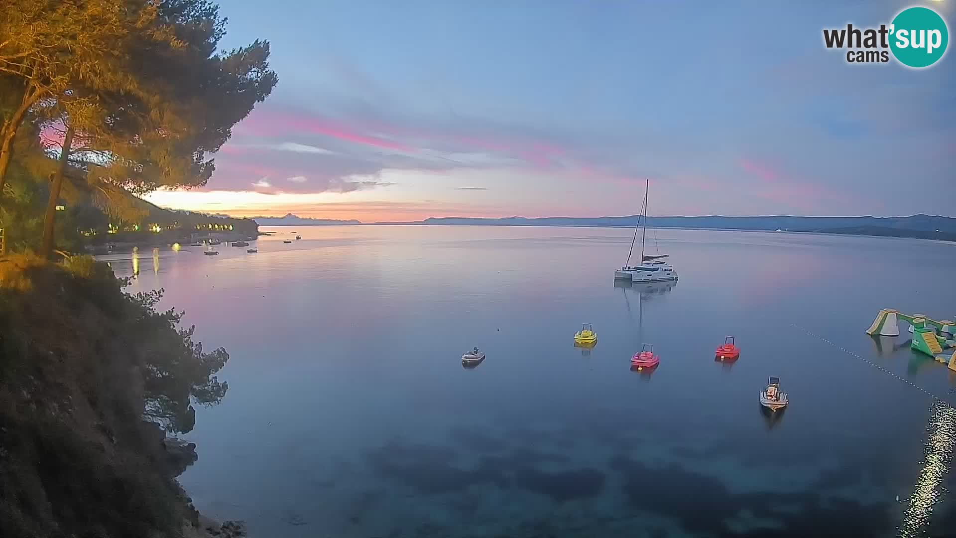 Webcam Potočine Beach Bol – Live View of Borak Beach, Brač Island