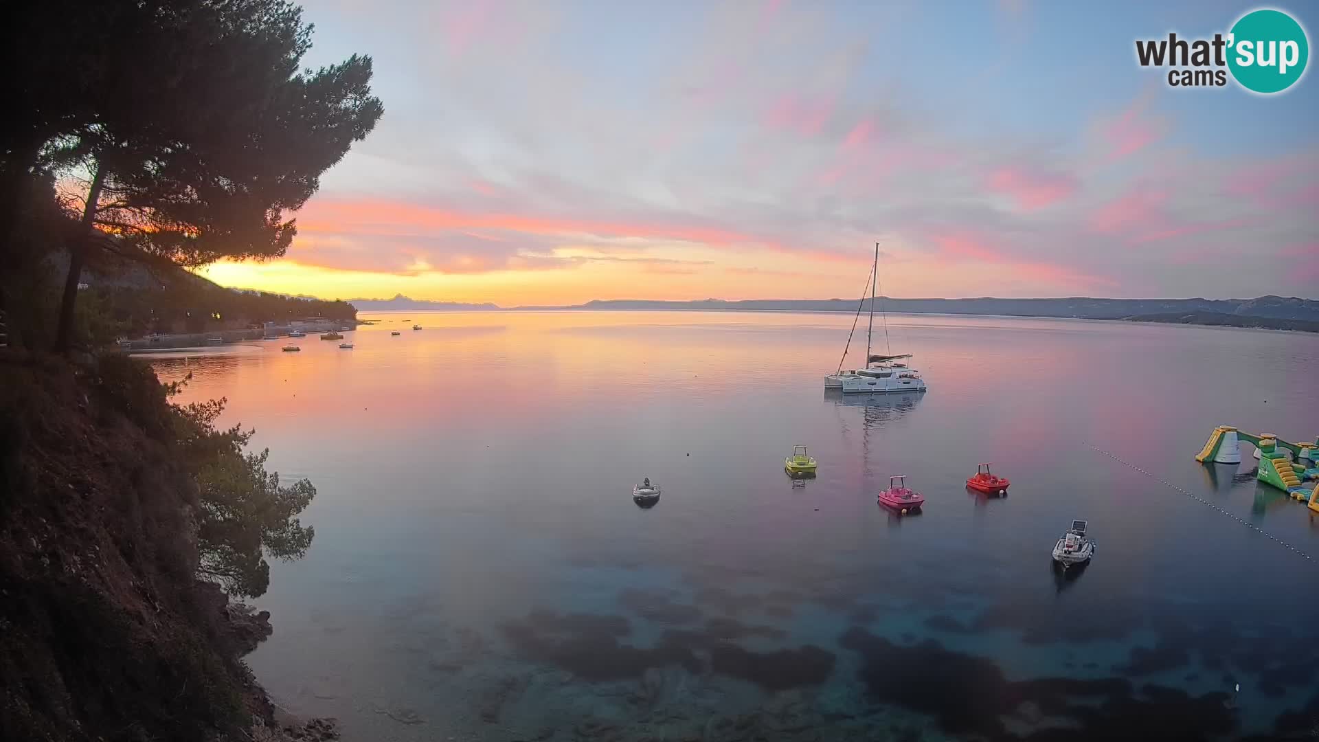 Webcam Potočine Beach Bol – Live View of Borak Beach, Brač Island