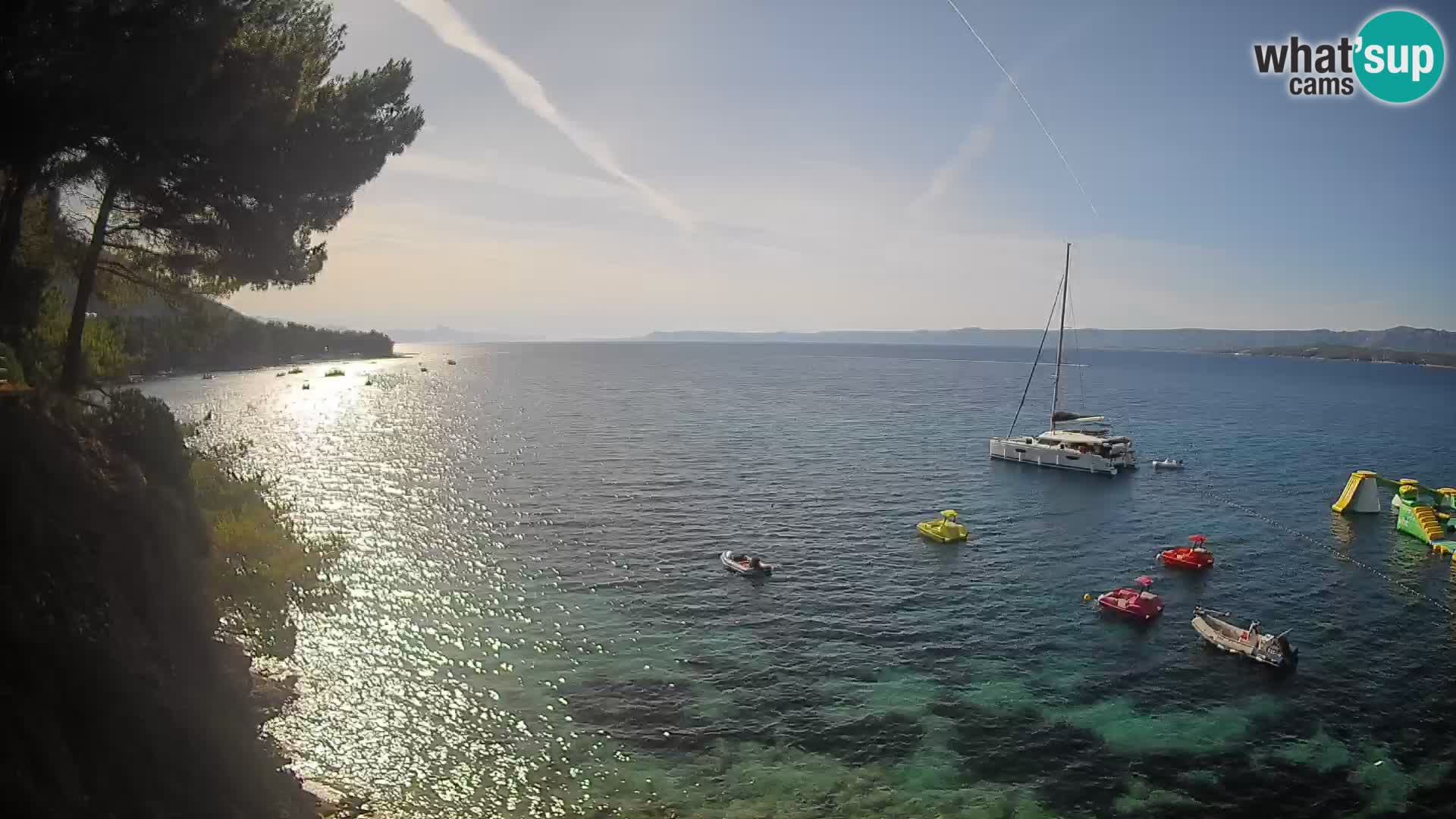 Webcam Potočine Beach Bol – Live View of Borak Beach, Brač Island