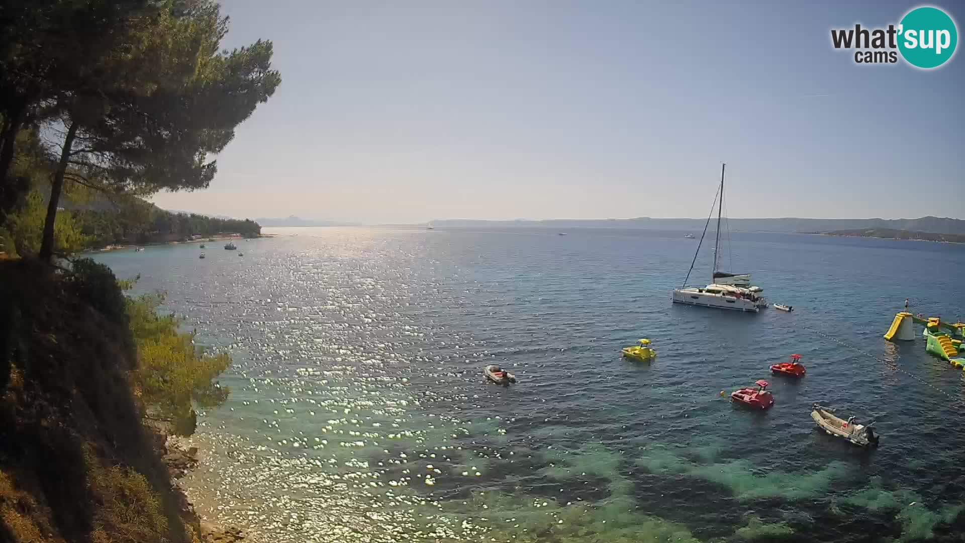 Webcam Potočine Beach Bol – Live View of Borak Beach, Brač Island