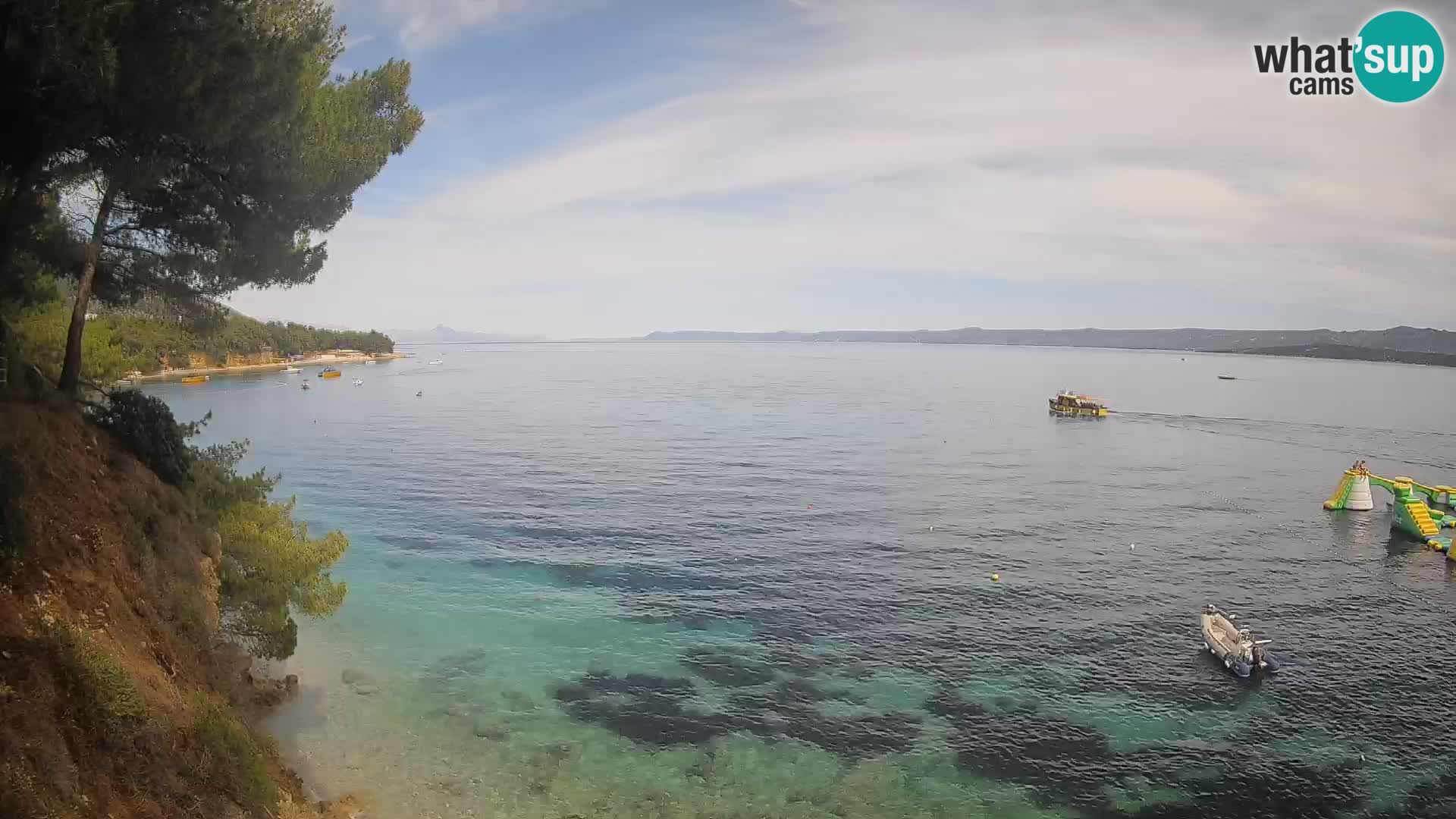 Webcam Potočine Beach Bol – Live View of Borak Beach, Brač Island
