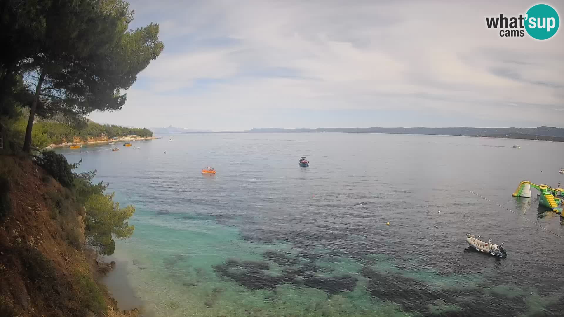 Webcam Potočine Beach Bol – Live View of Borak Beach, Brač Island