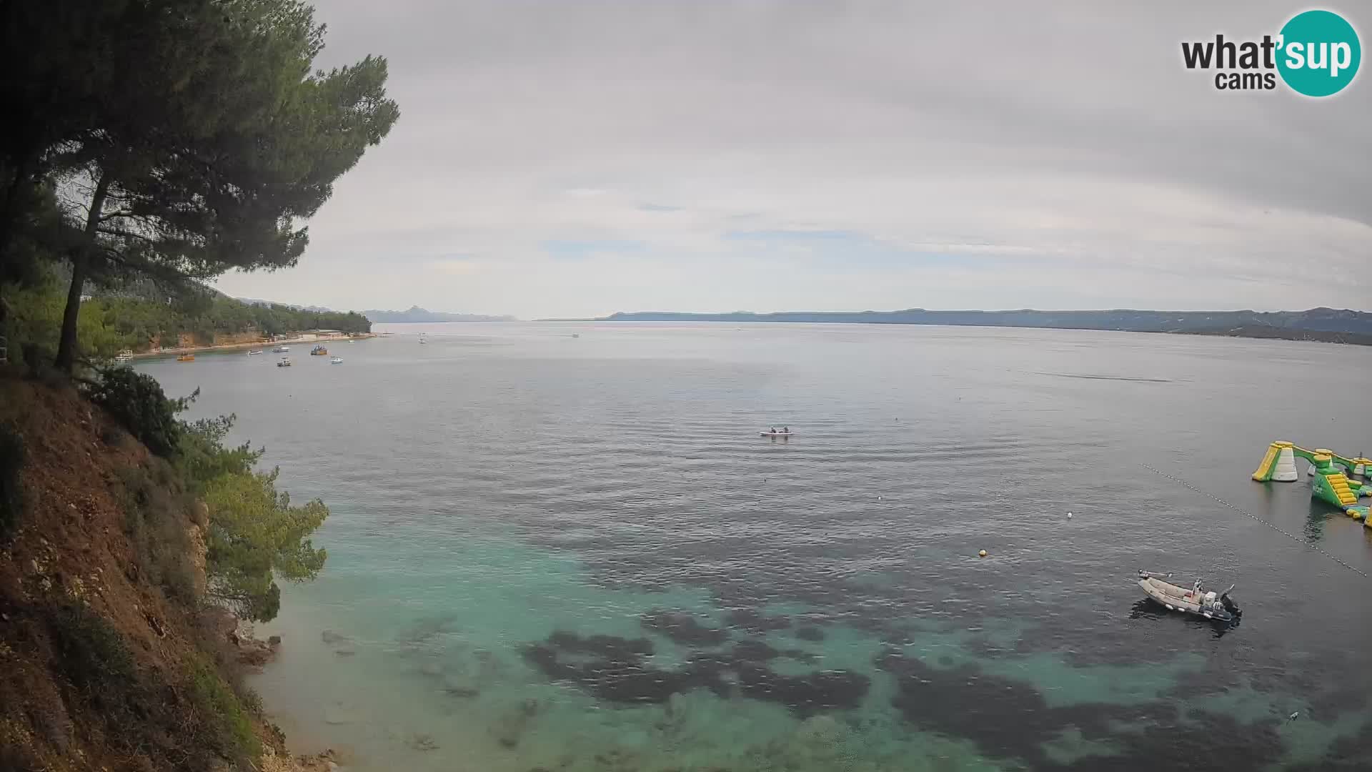Webcam Potočine Beach Bol – Live View of Borak Beach, Brač Island
