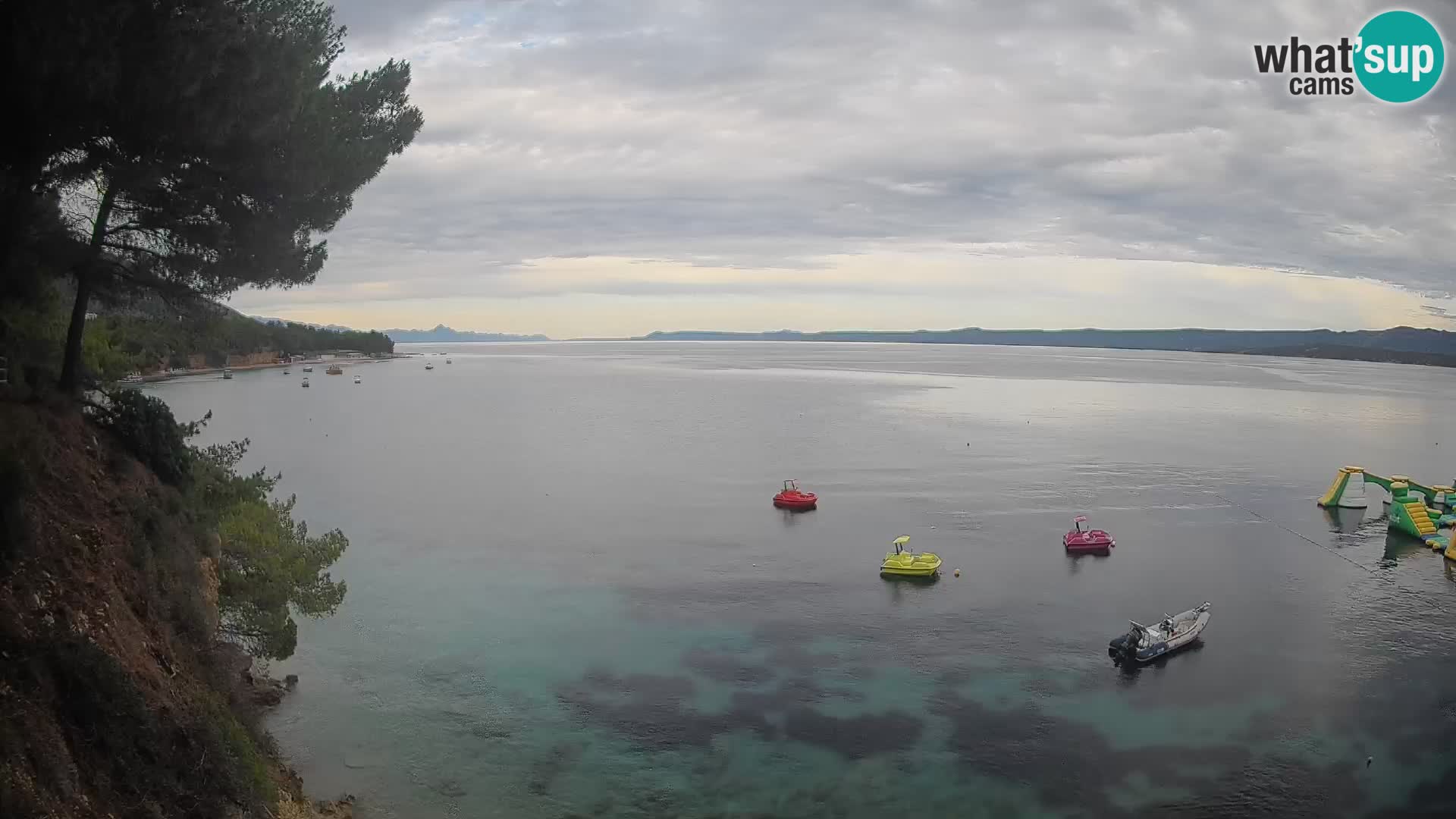 Webcam Strand Potočine Bol – Liveblick auf Borak Beach, Insel Brač