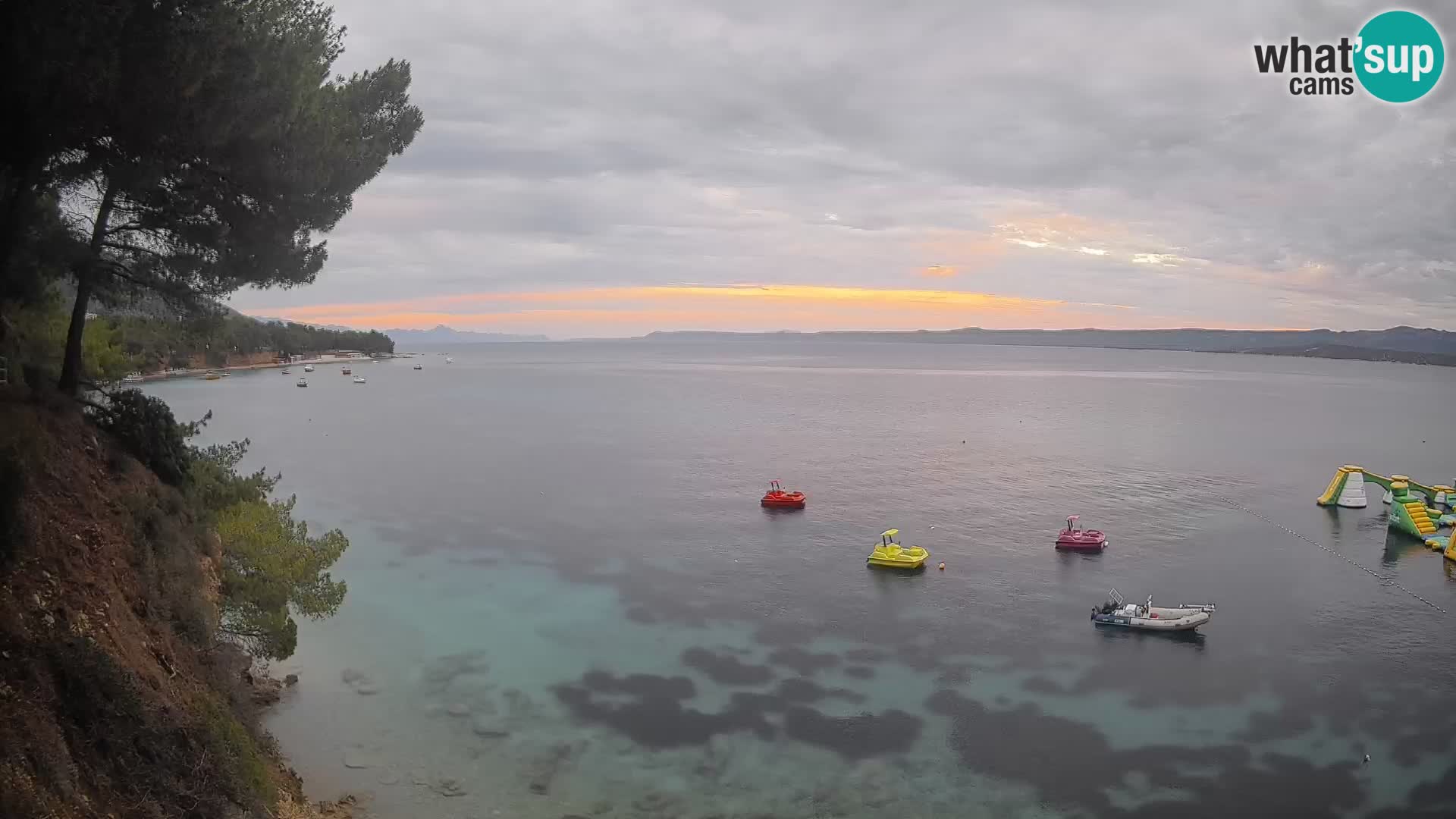 Webcam plage Potočine Bol – Vue en direct sur Borak Beach, île de Brač