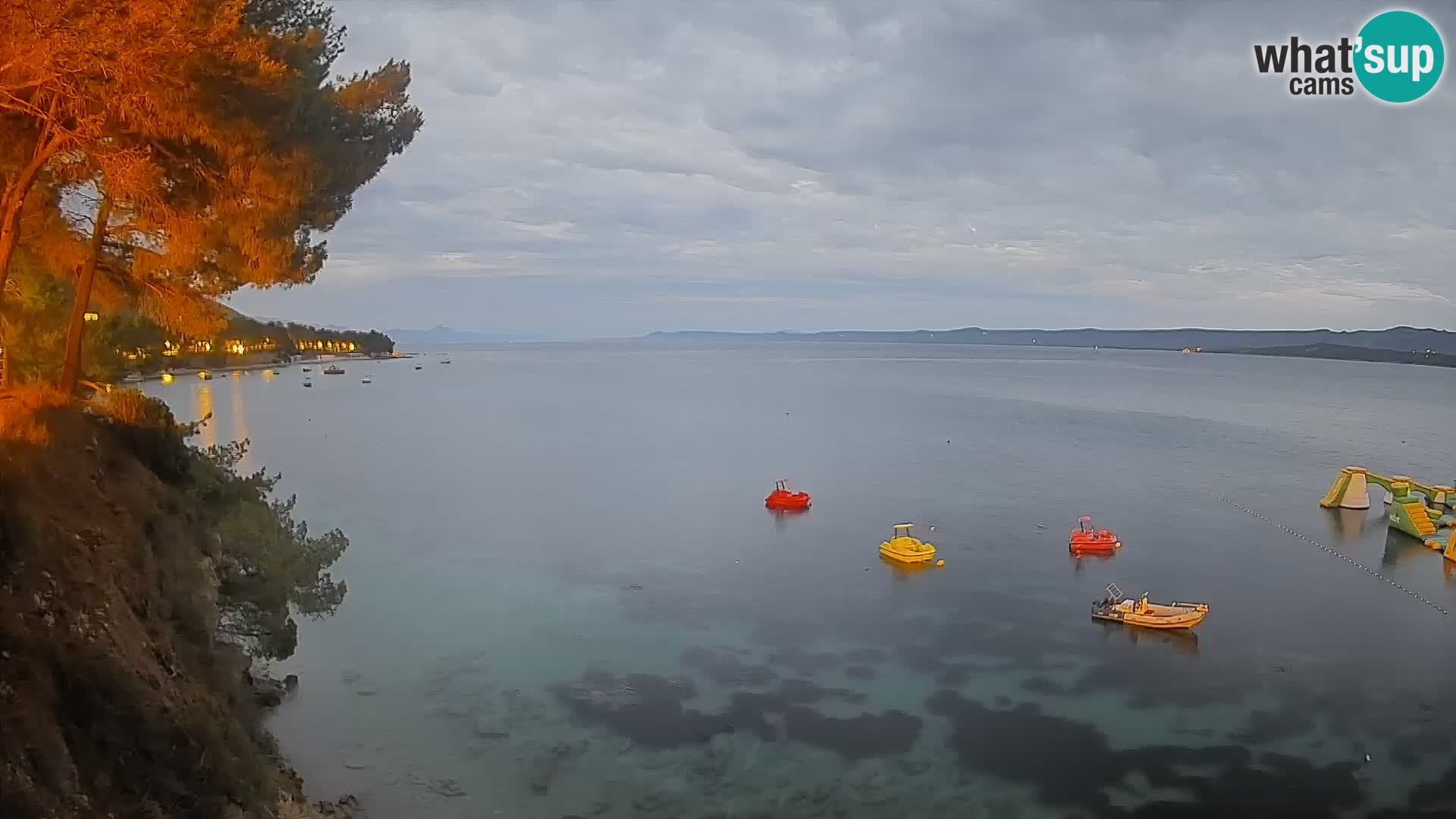 Webcam Potočine Beach Bol – Live View of Borak Beach, Brač Island
