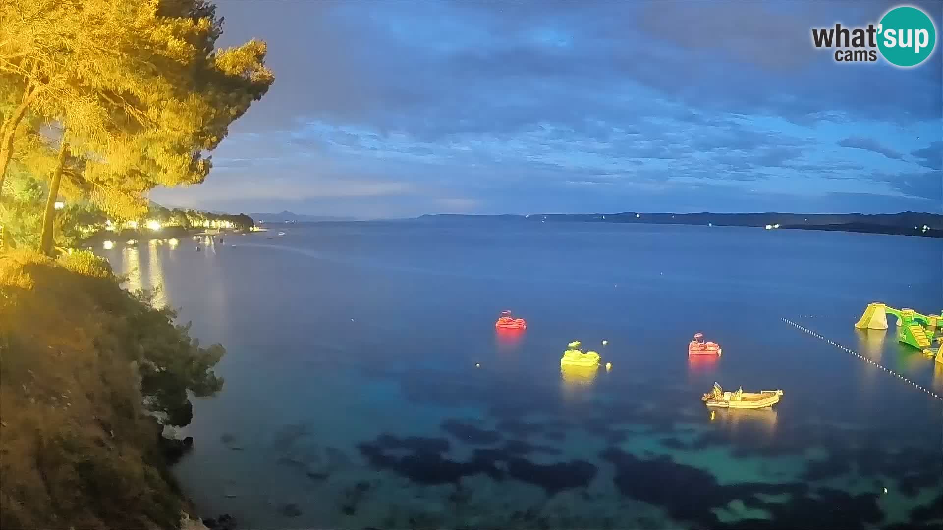 Webcam Playa Potočine Bol – Vista en vivo de Borak Beach, Isla de Brač