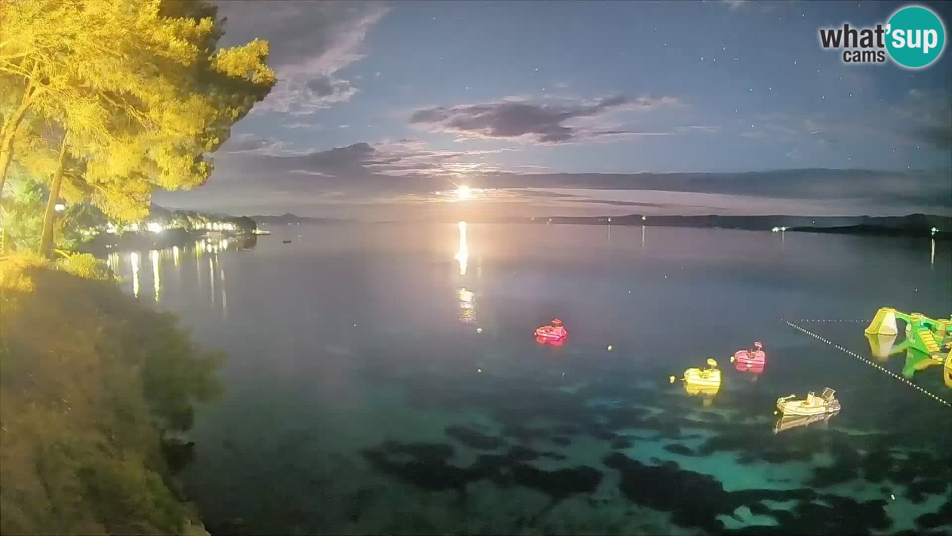 Webcam Strand Potočine Bol – Liveblick auf Borak Beach, Insel Brač