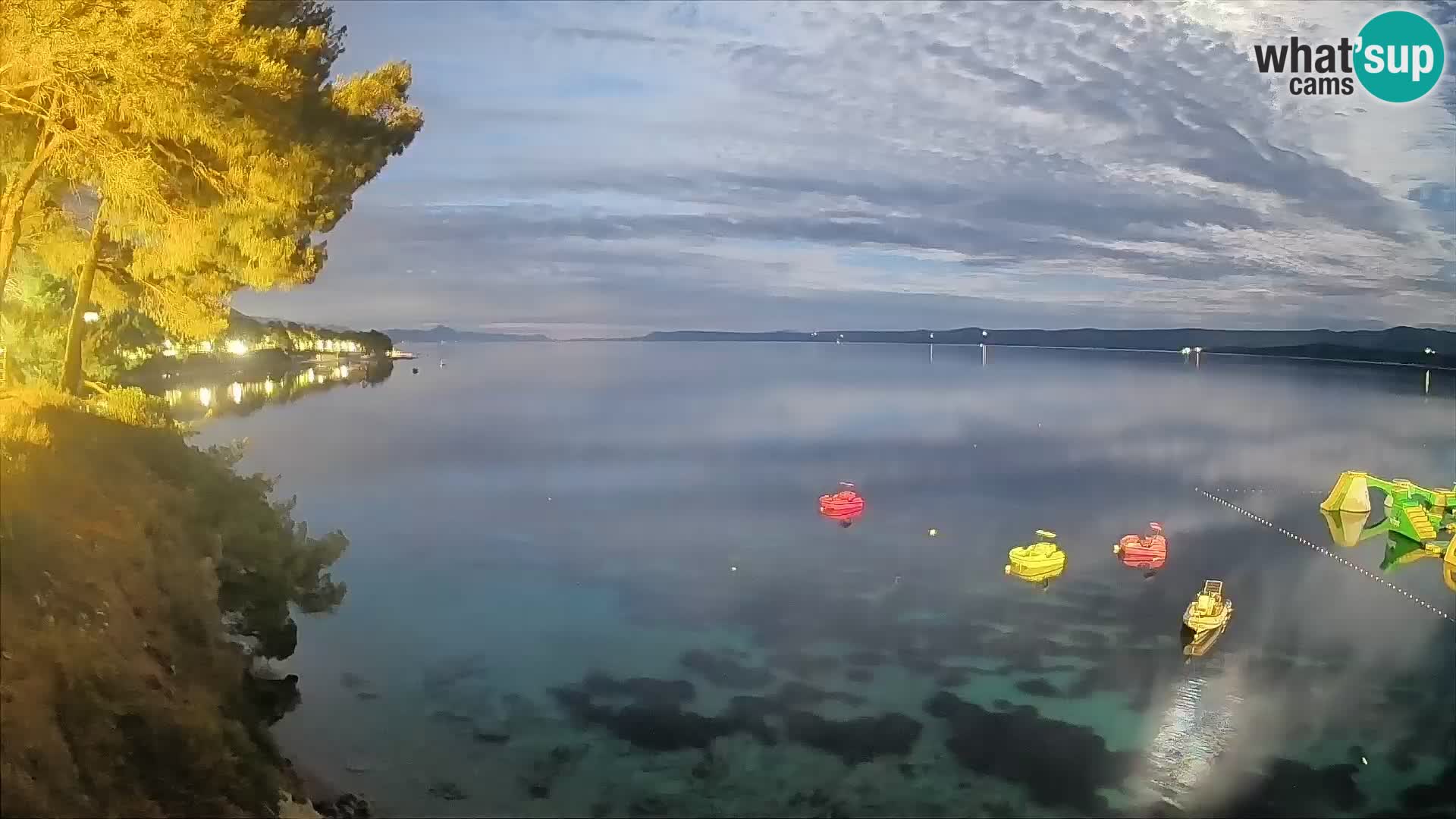 Webcam Playa Potočine Bol – Vista en vivo de Borak Beach, Isla de Brač