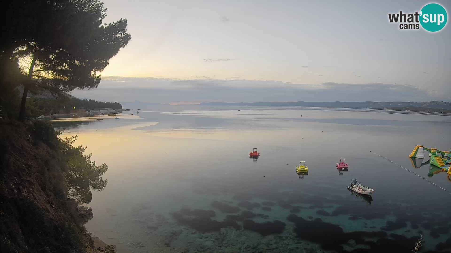 Webcam Playa Potočine Bol – Vista en vivo de Borak Beach, Isla de Brač