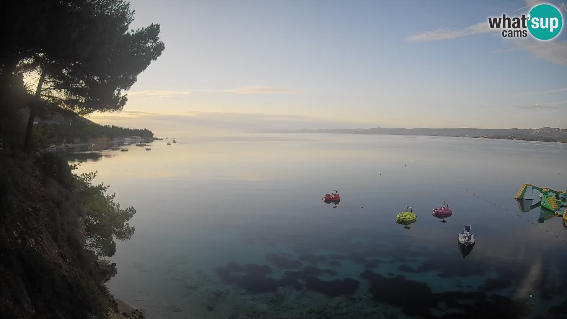 Webcam plage Potočine Bol – Vue en direct sur Borak Beach, île de Brač