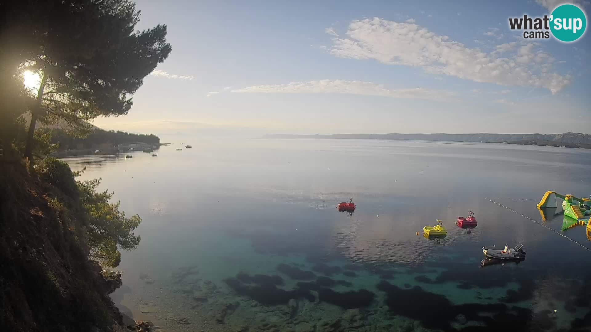 Webcam Playa Potočine Bol – Vista en vivo de Borak Beach, Isla de Brač