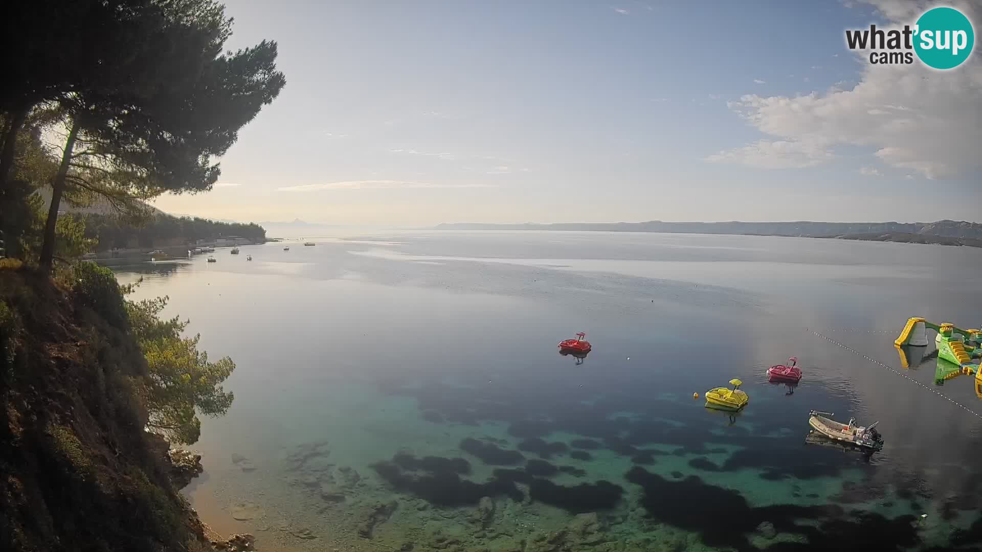 Webcam Playa Potočine Bol – Vista en vivo de Borak Beach, Isla de Brač