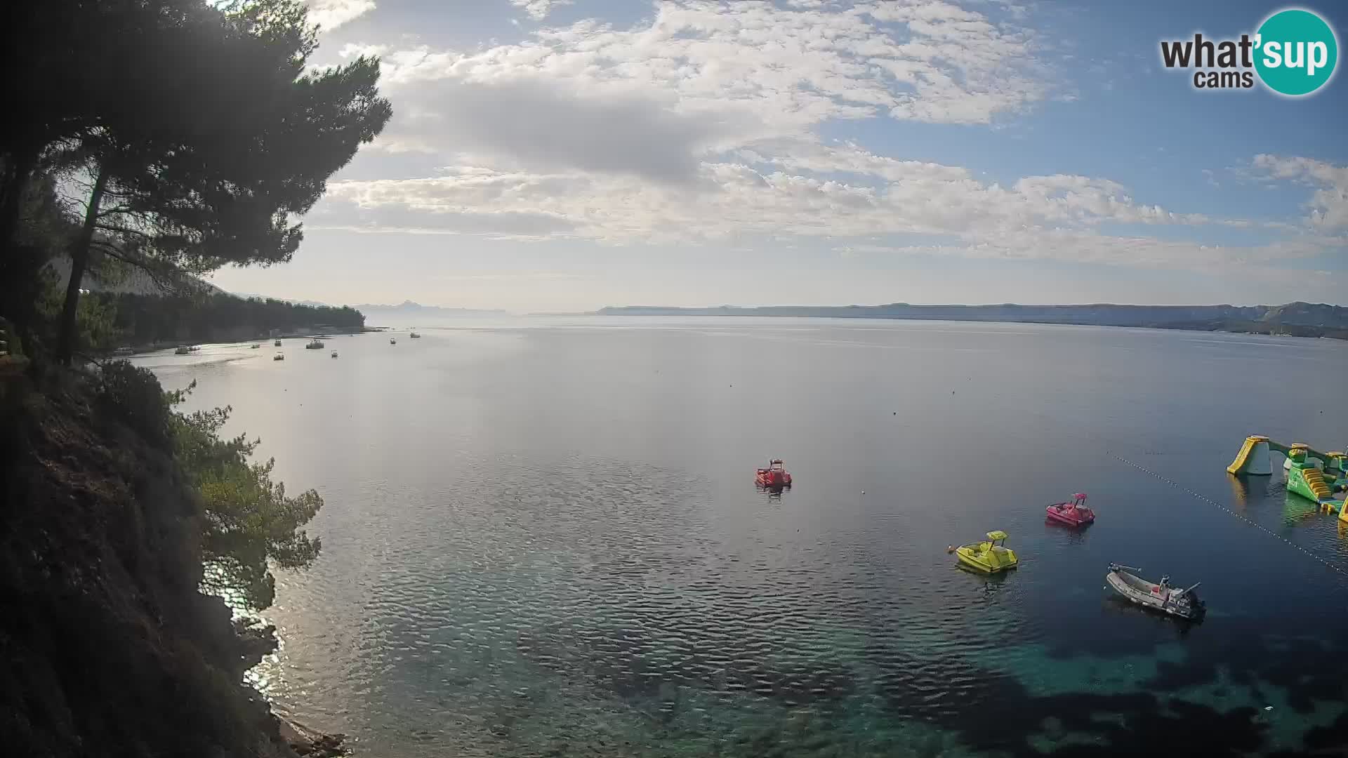Webcam Potočine Beach Bol – Live View of Borak Beach, Brač Island