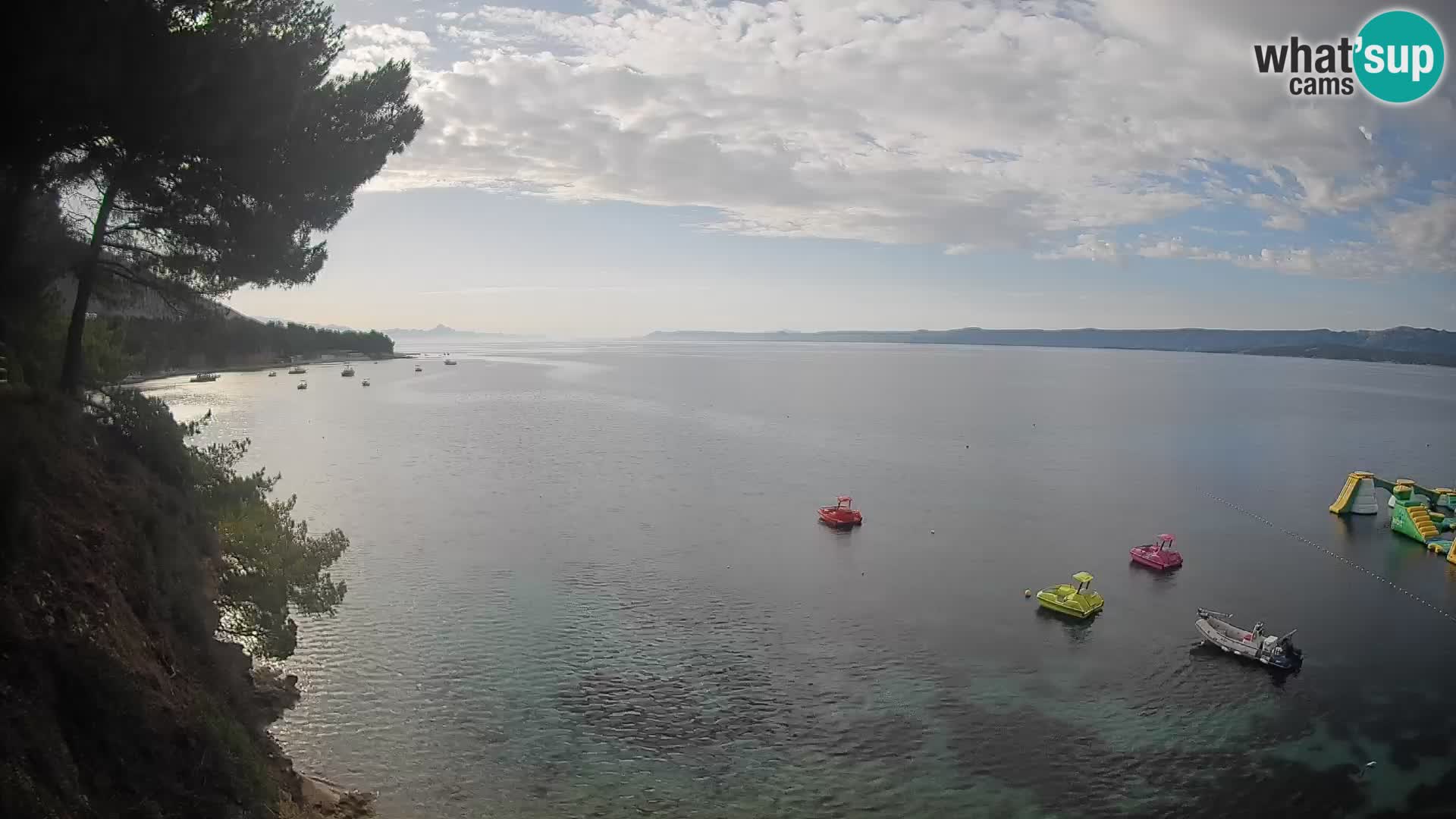 Webcam Playa Potočine Bol – Vista en vivo de Borak Beach, Isla de Brač