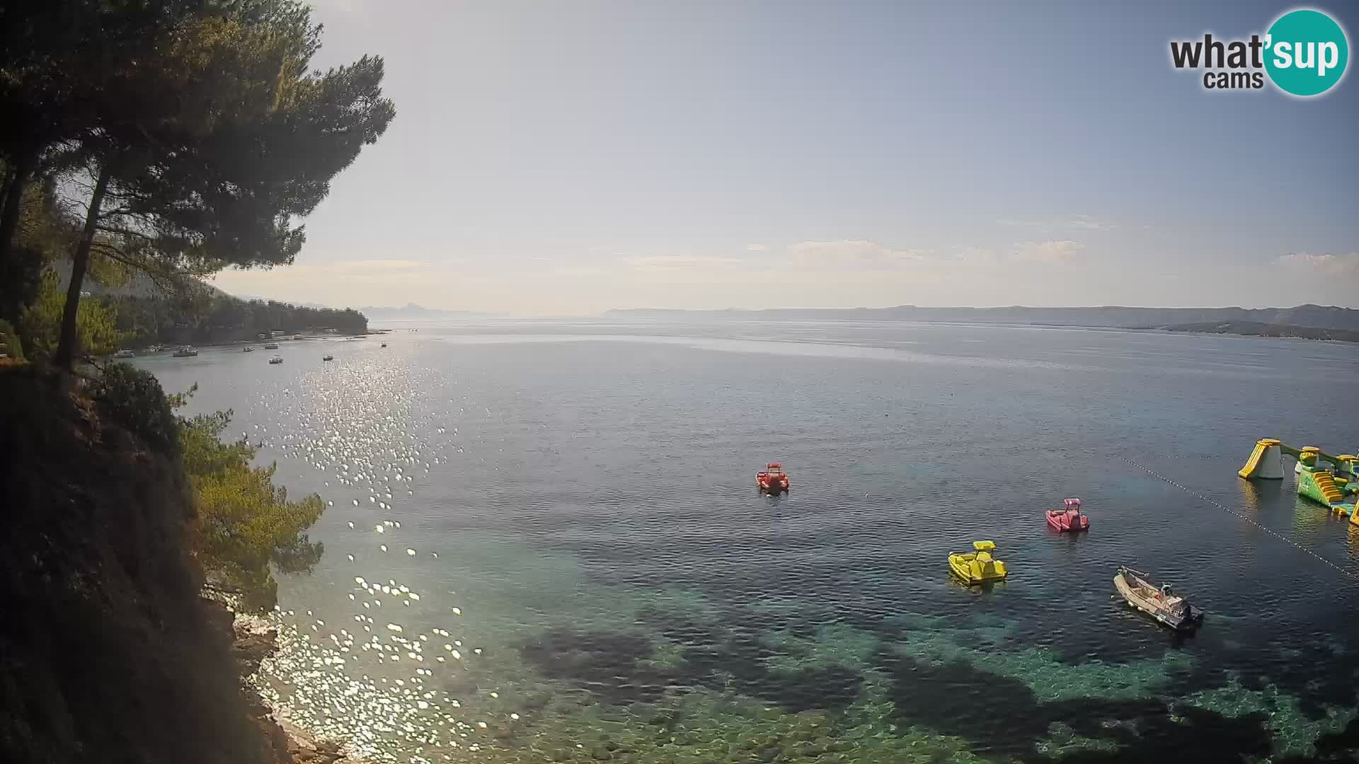 Webcam Potočine Beach Bol – Live View of Borak Beach, Brač Island