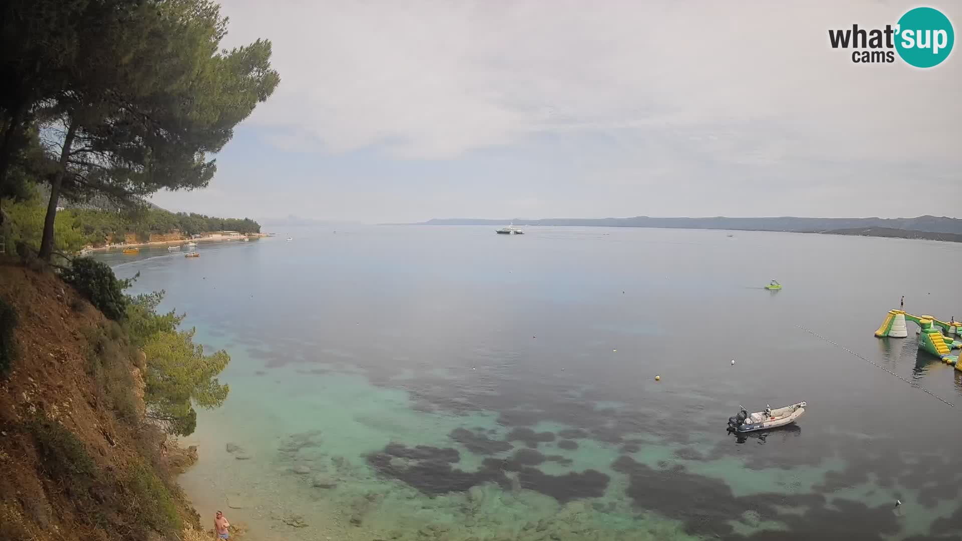 Webcam Potočine Beach Bol – Live View of Borak Beach, Brač Island