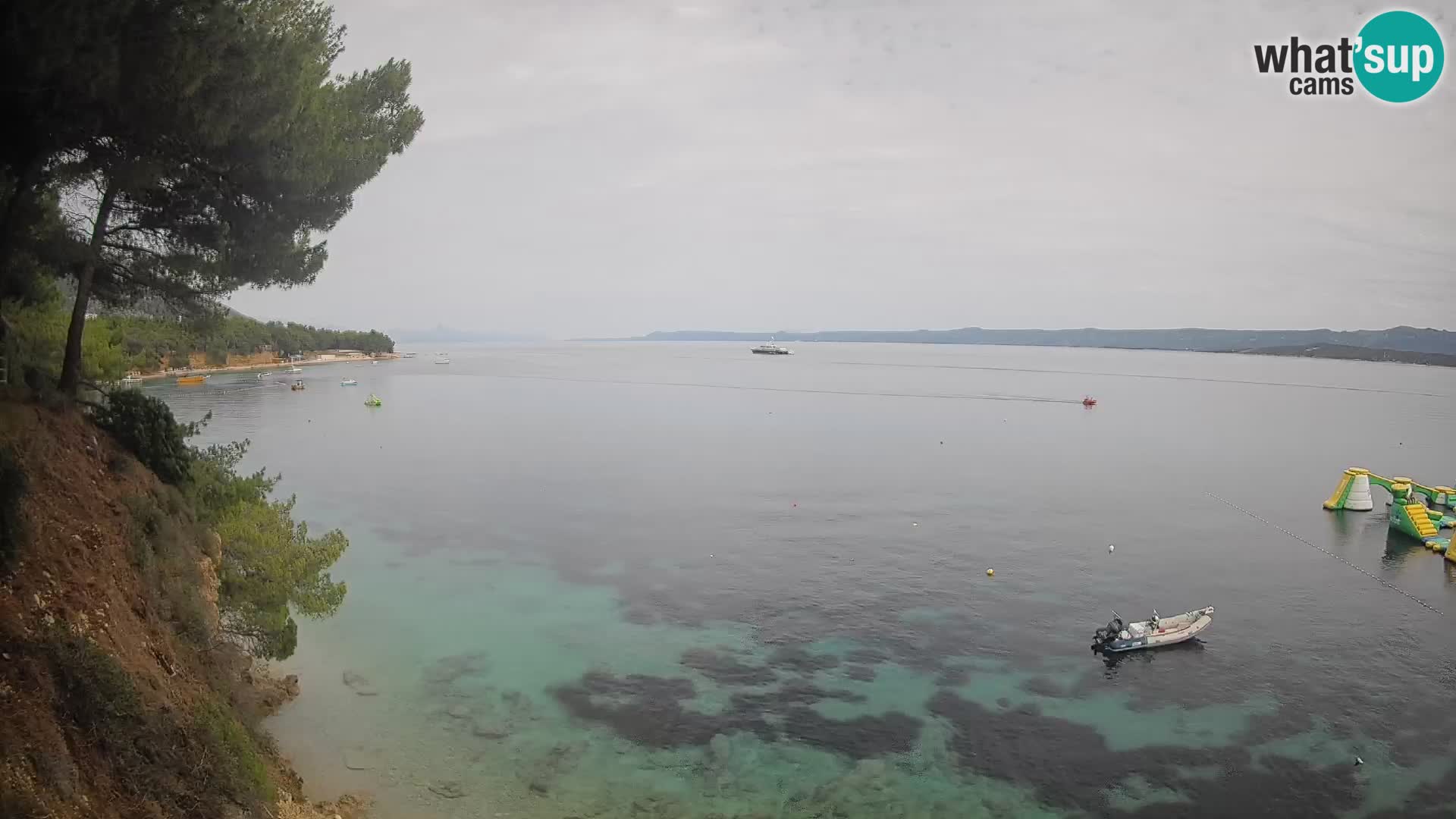 Webcam Potočine Beach Bol – Live View of Borak Beach, Brač Island